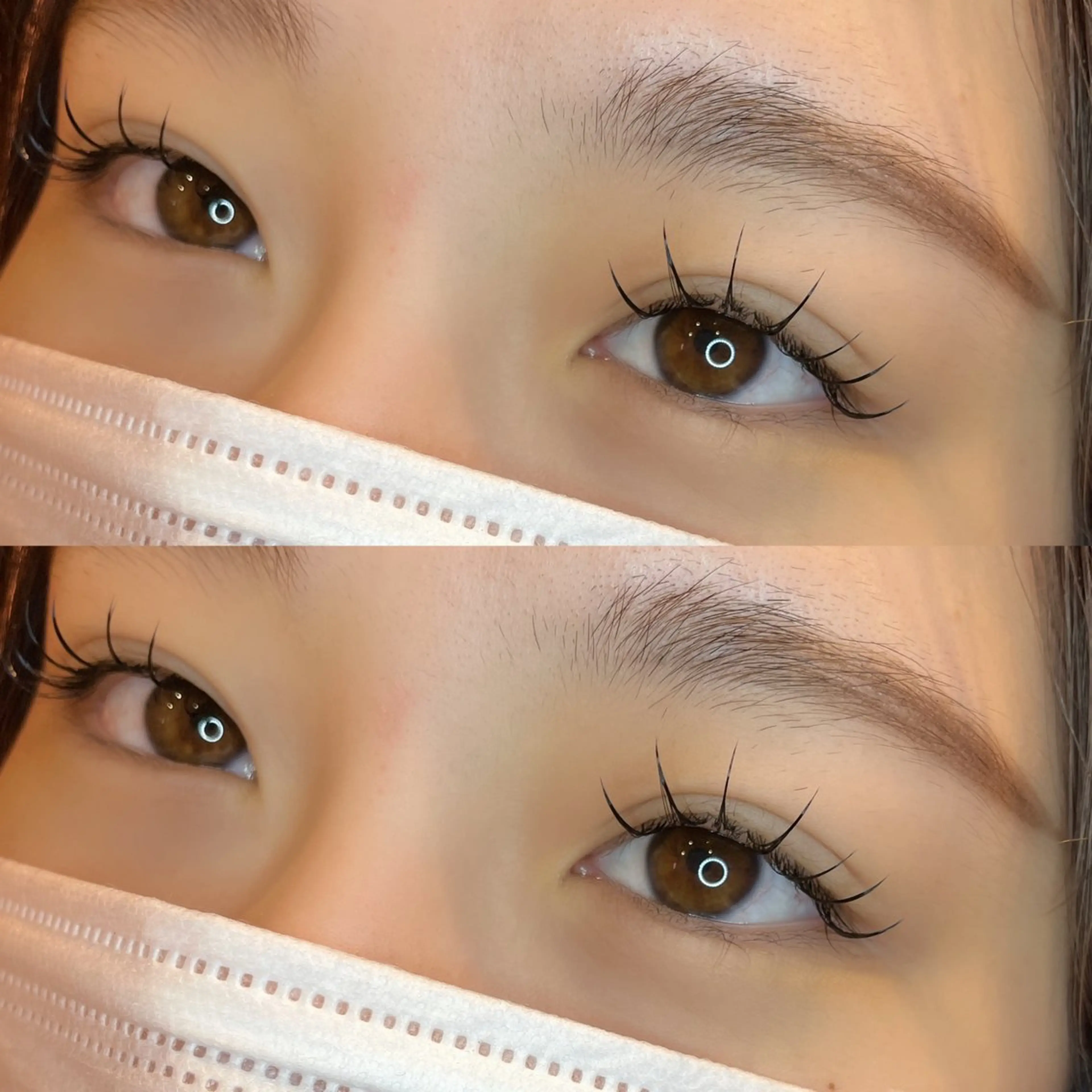 【撮影OKの方限定🩵】3D Lash × LED 🪄ྀི120本(40束)+コーティング仕上げの写真