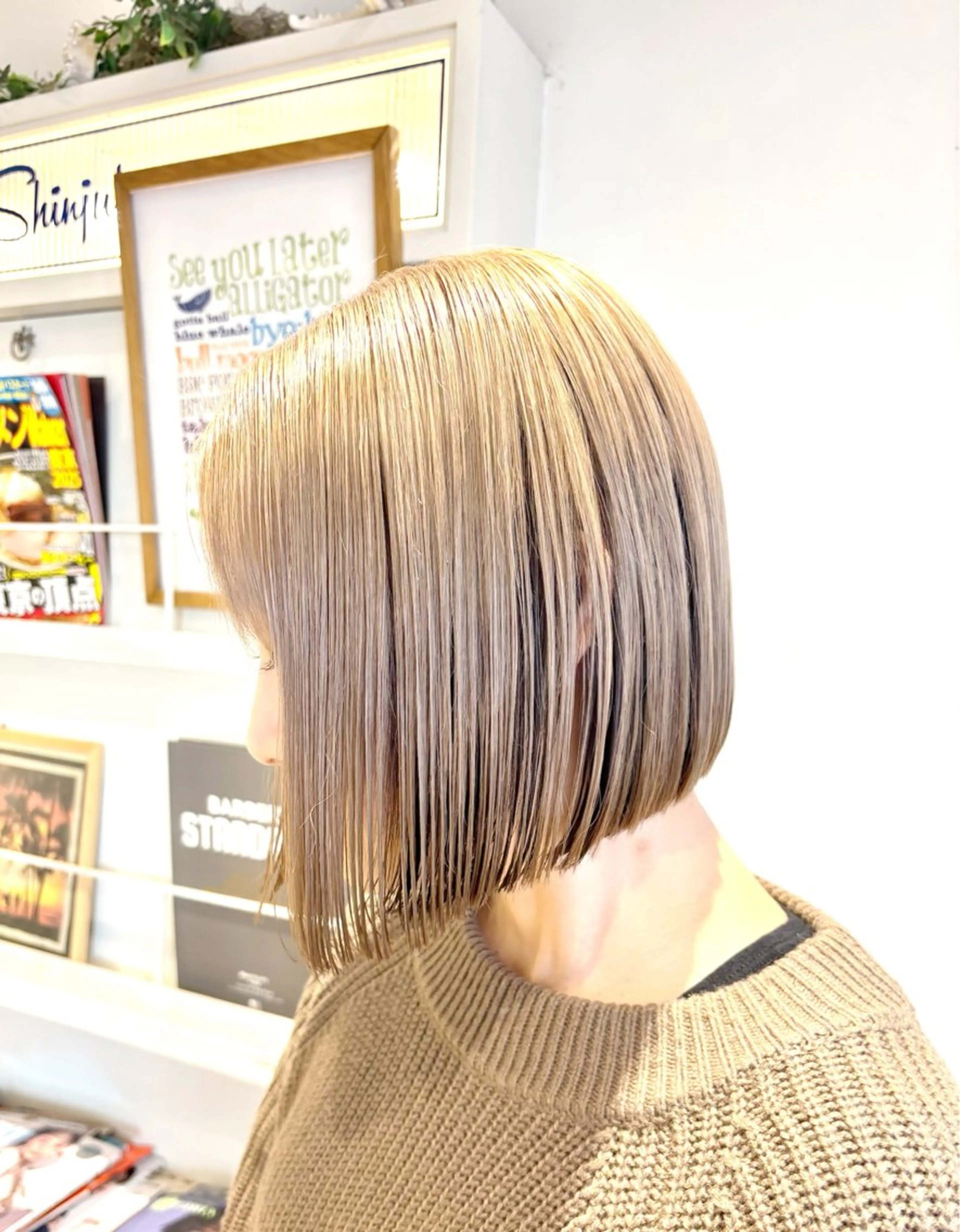 ショート カラー ヘアカラー EIGHT新宿 新井彩斗のヘアスタイル