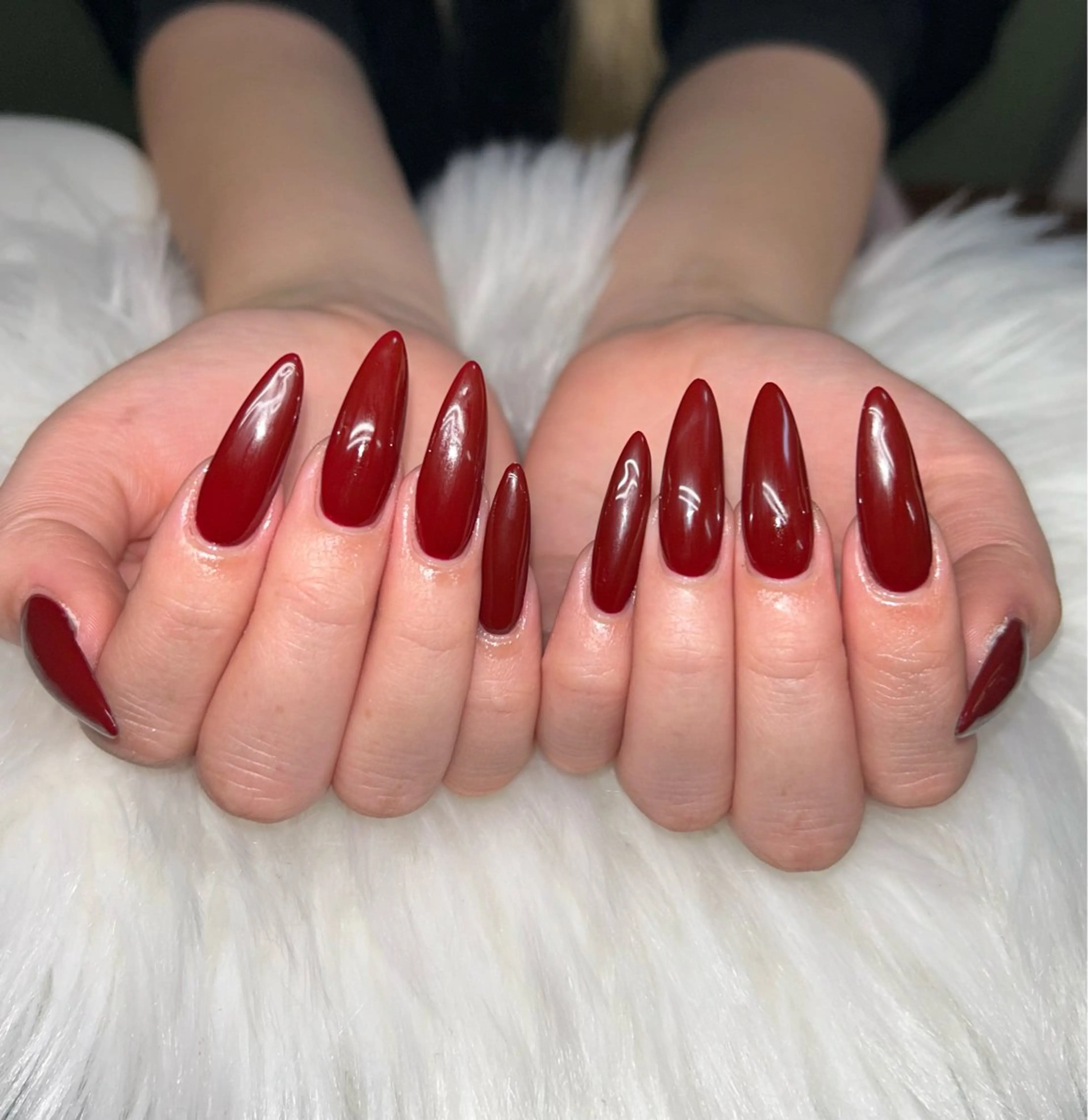 ネイル アートネイル オーロラネイル チークネイル 長さ出し フットネイル ハンドネイル Chan nailsのネイルデザイン