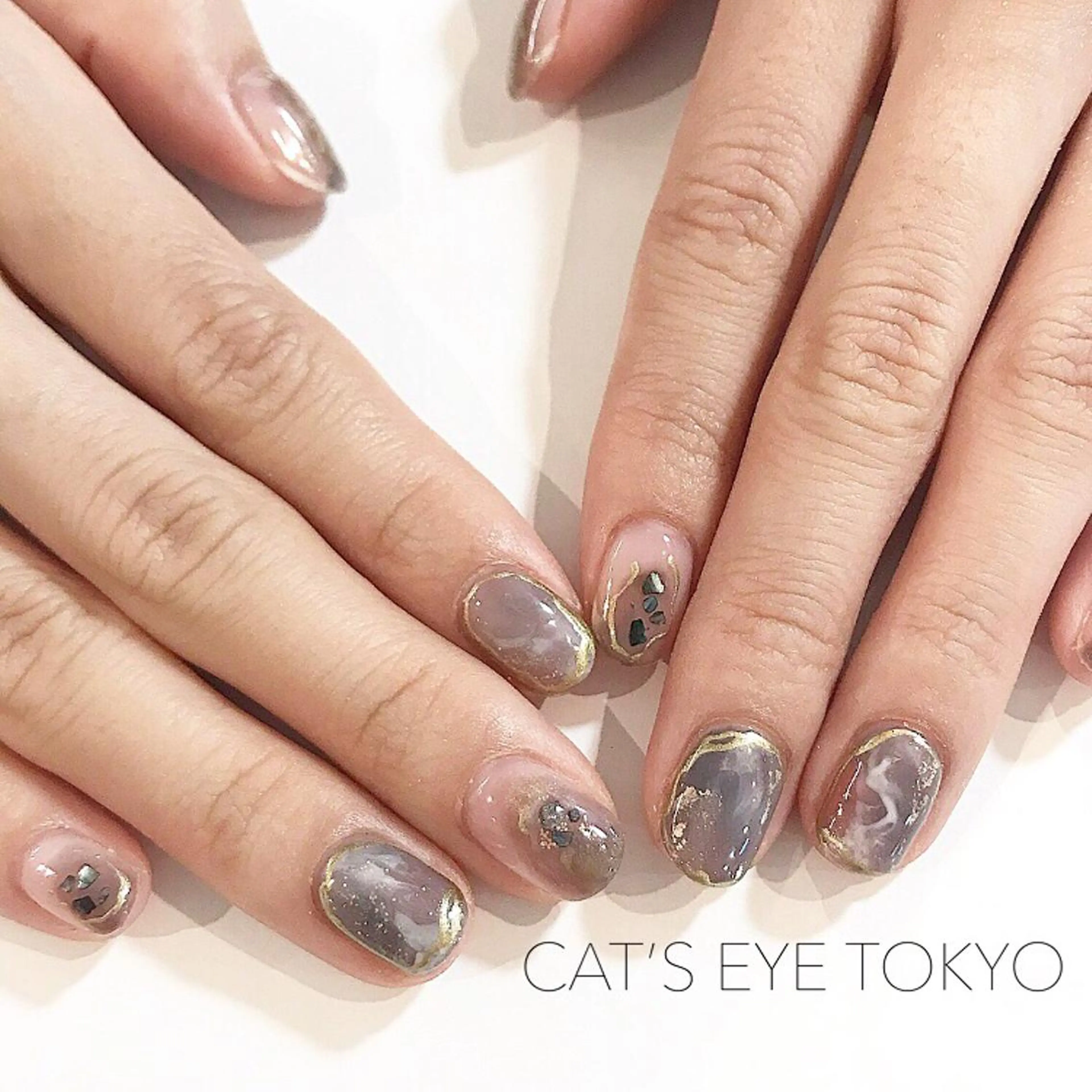 ネイル ハンドネイル キャッツアイ東京 西荻窪店のネイルデザイン