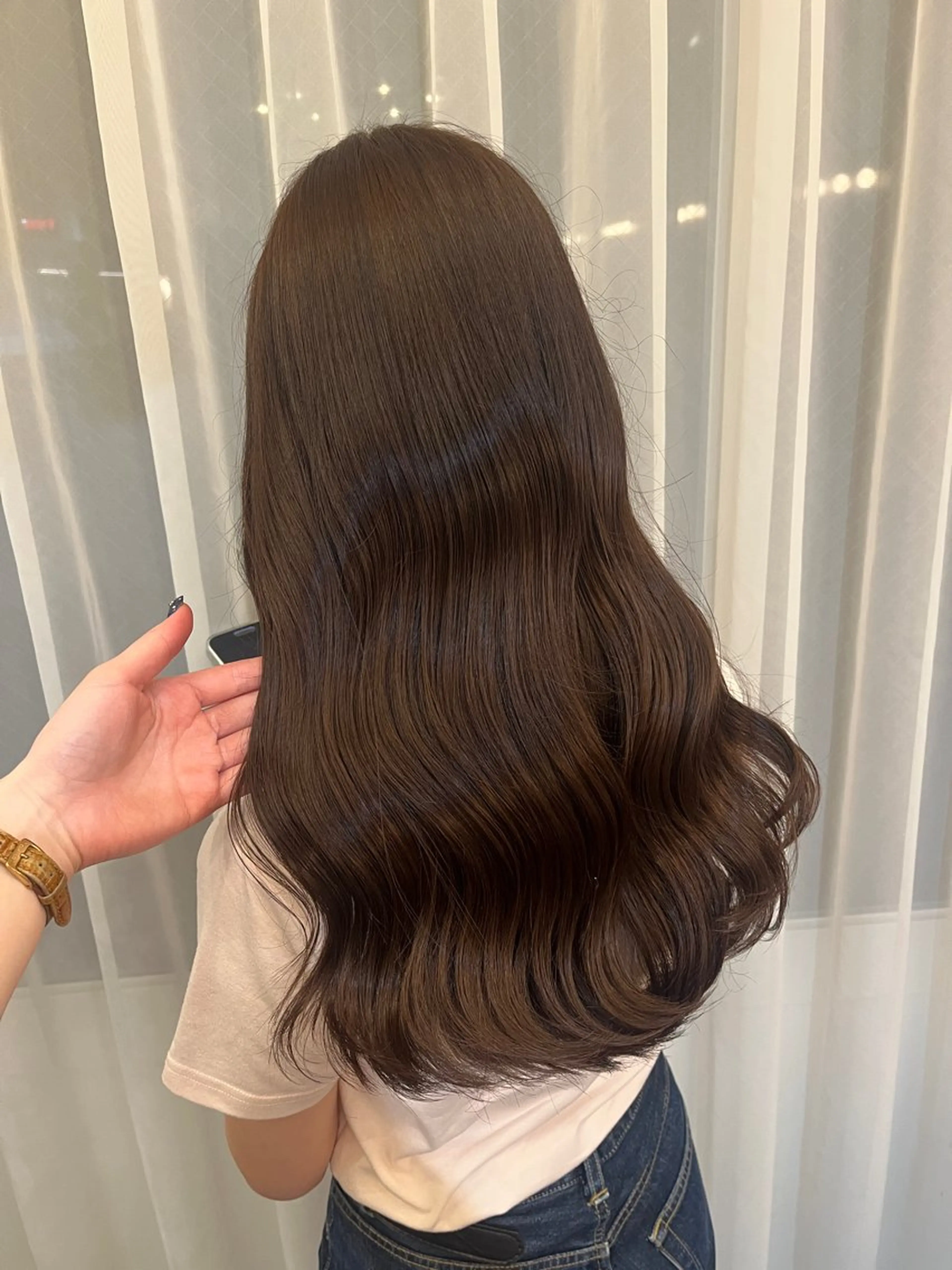 ロング カラー ROVER所属・美咲🤎 /艶カラー /ハイライトカラーのヘアスタイル