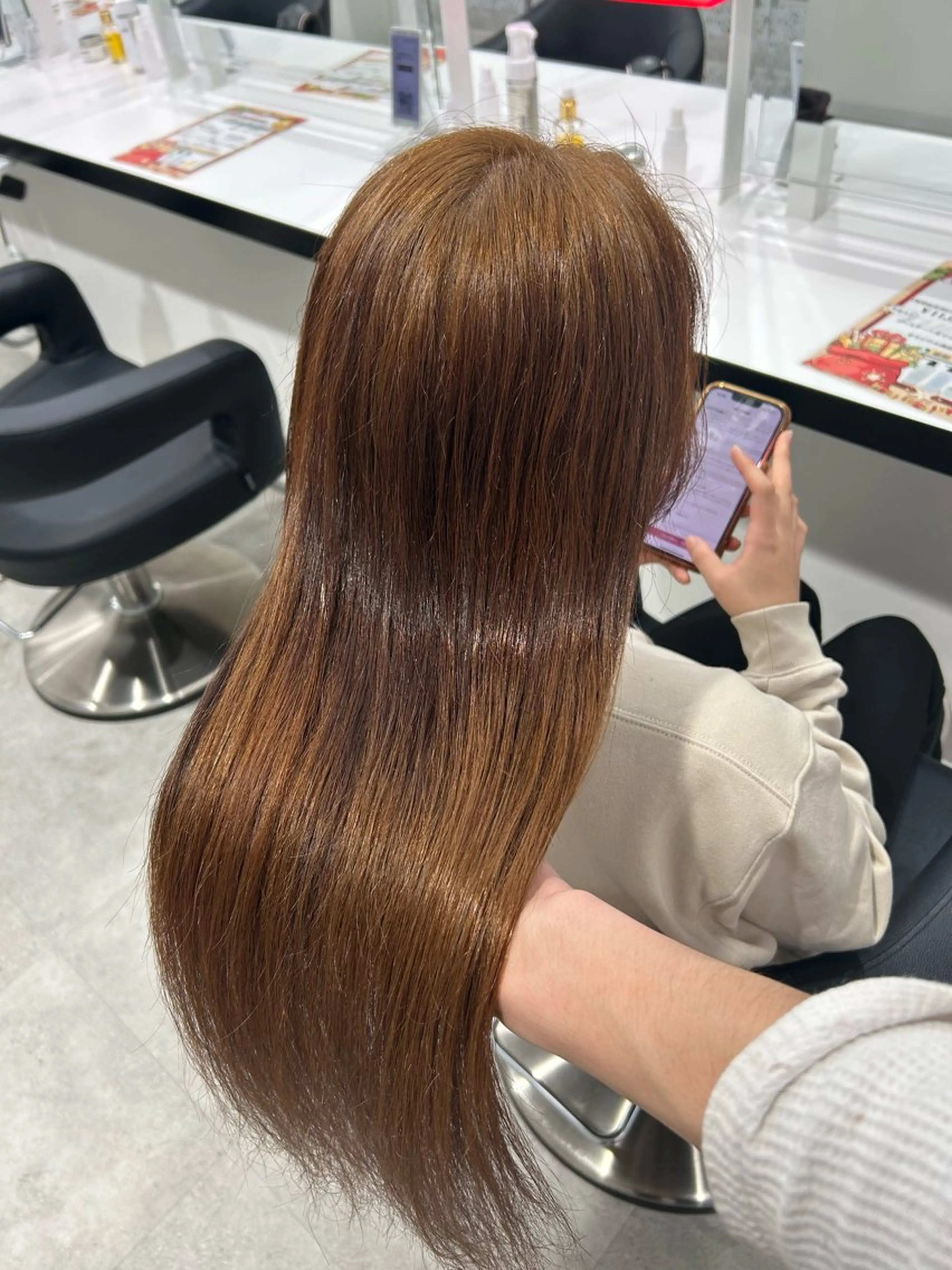 ロング カラー エフェクトブリーチ／ レイヤーカット／翔のヘアスタイル