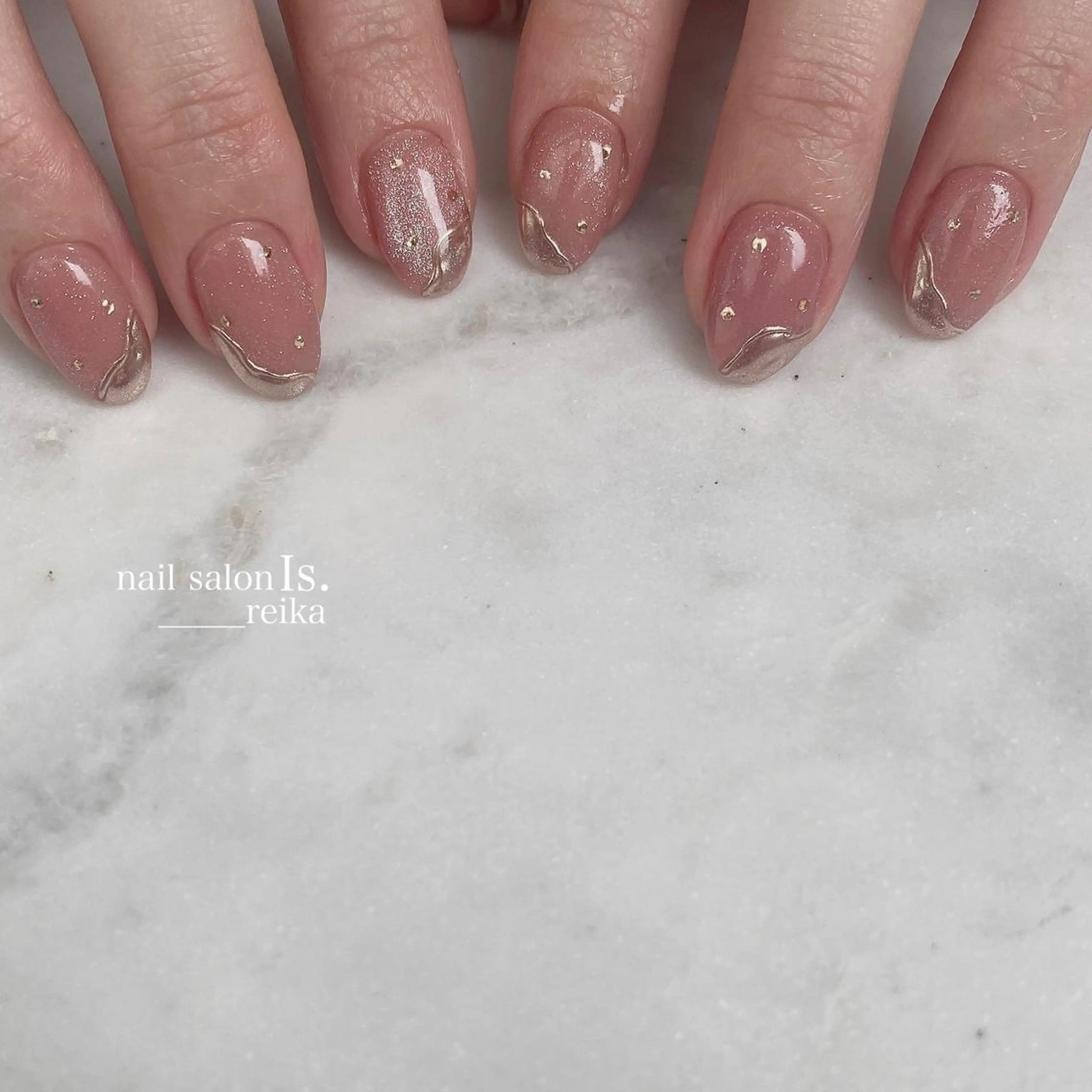 ネイル マグネットネイル nail salon Is.  reikaのネイルデザイン
