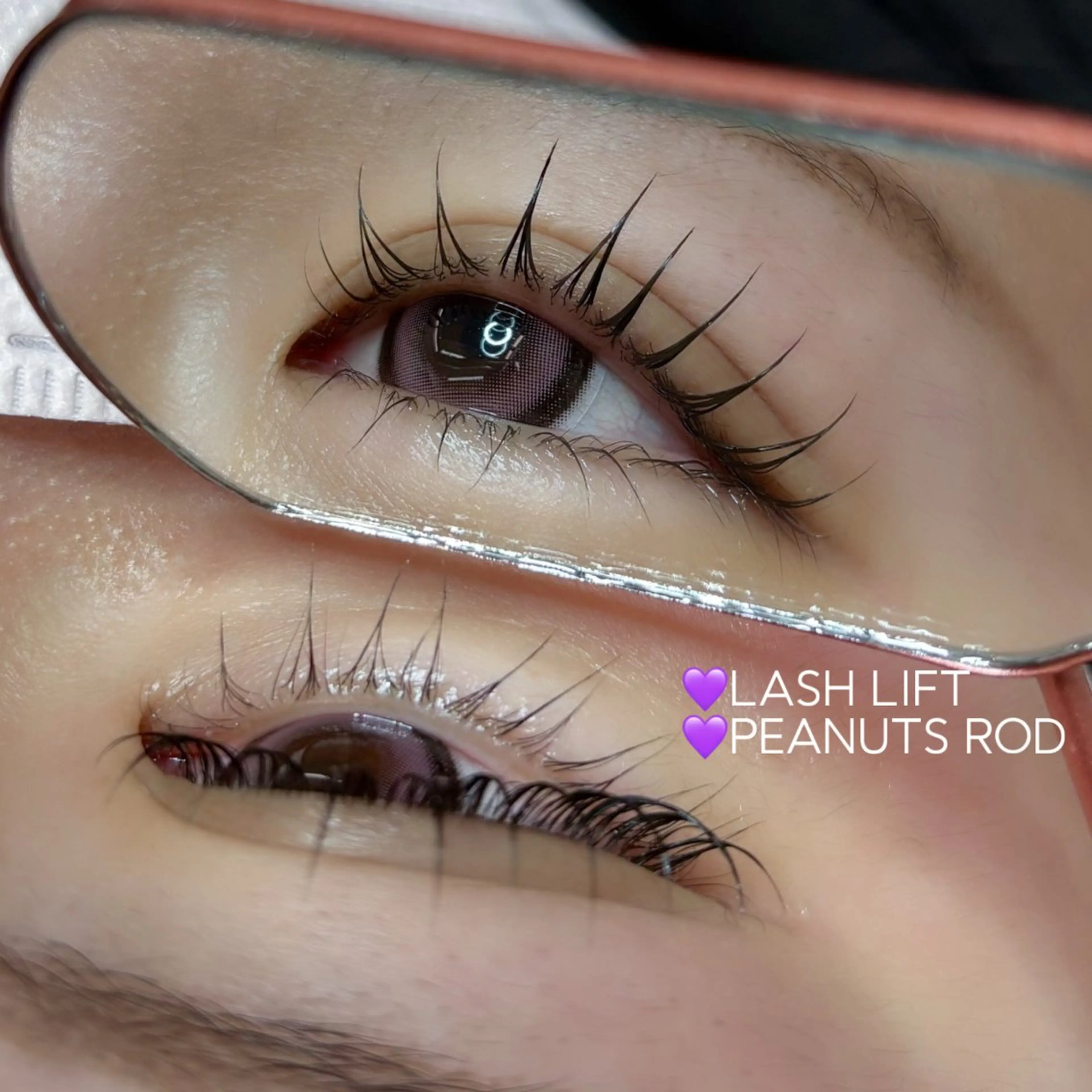 【人気メニュー】上下まつ毛パーマ/コーティング束感仕上げの写真