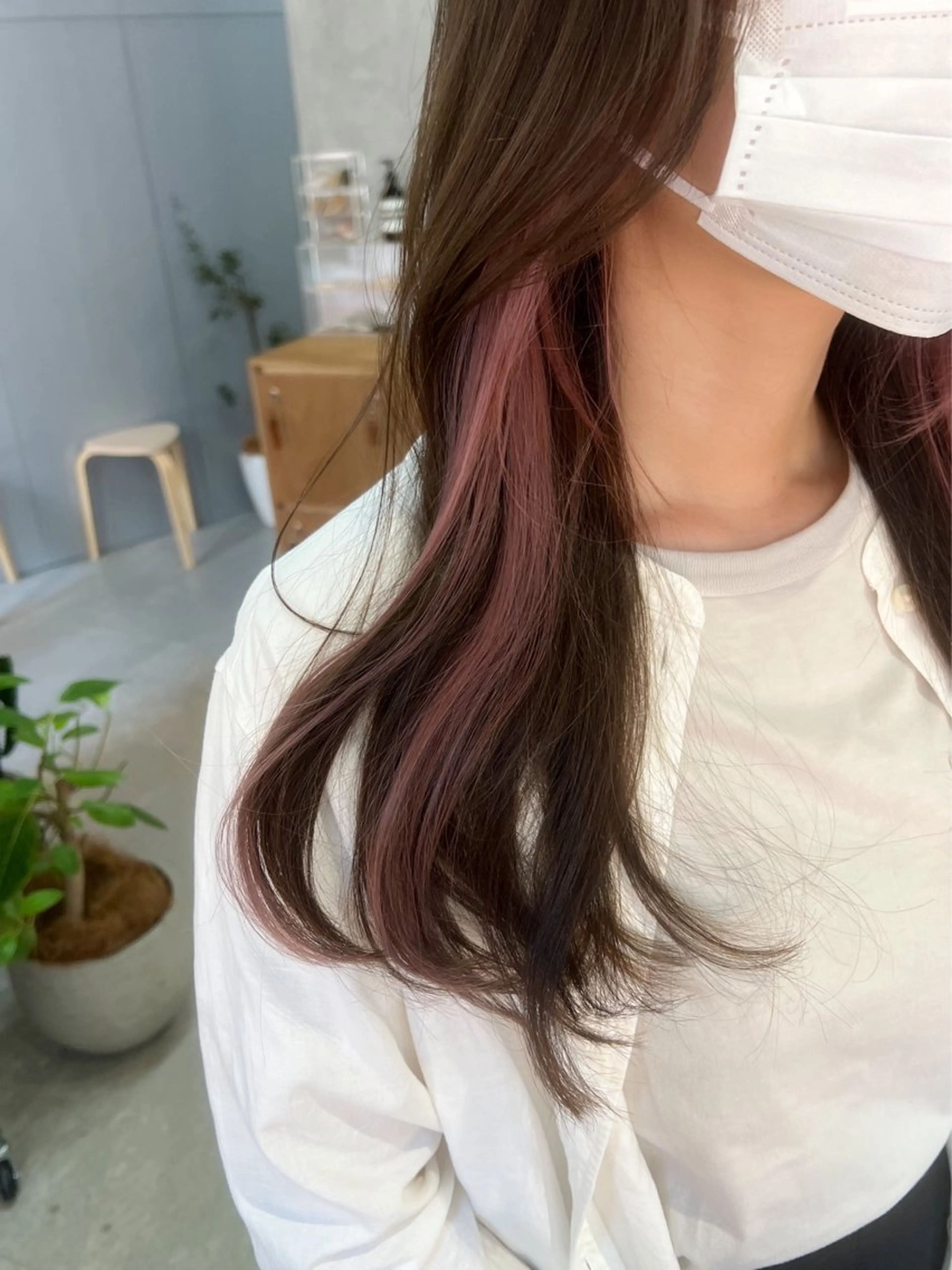 ロング カラー カット ヘアカラー トリートメント le'a所属・谷町/Le'a /竹原しおなのヘアスタイル