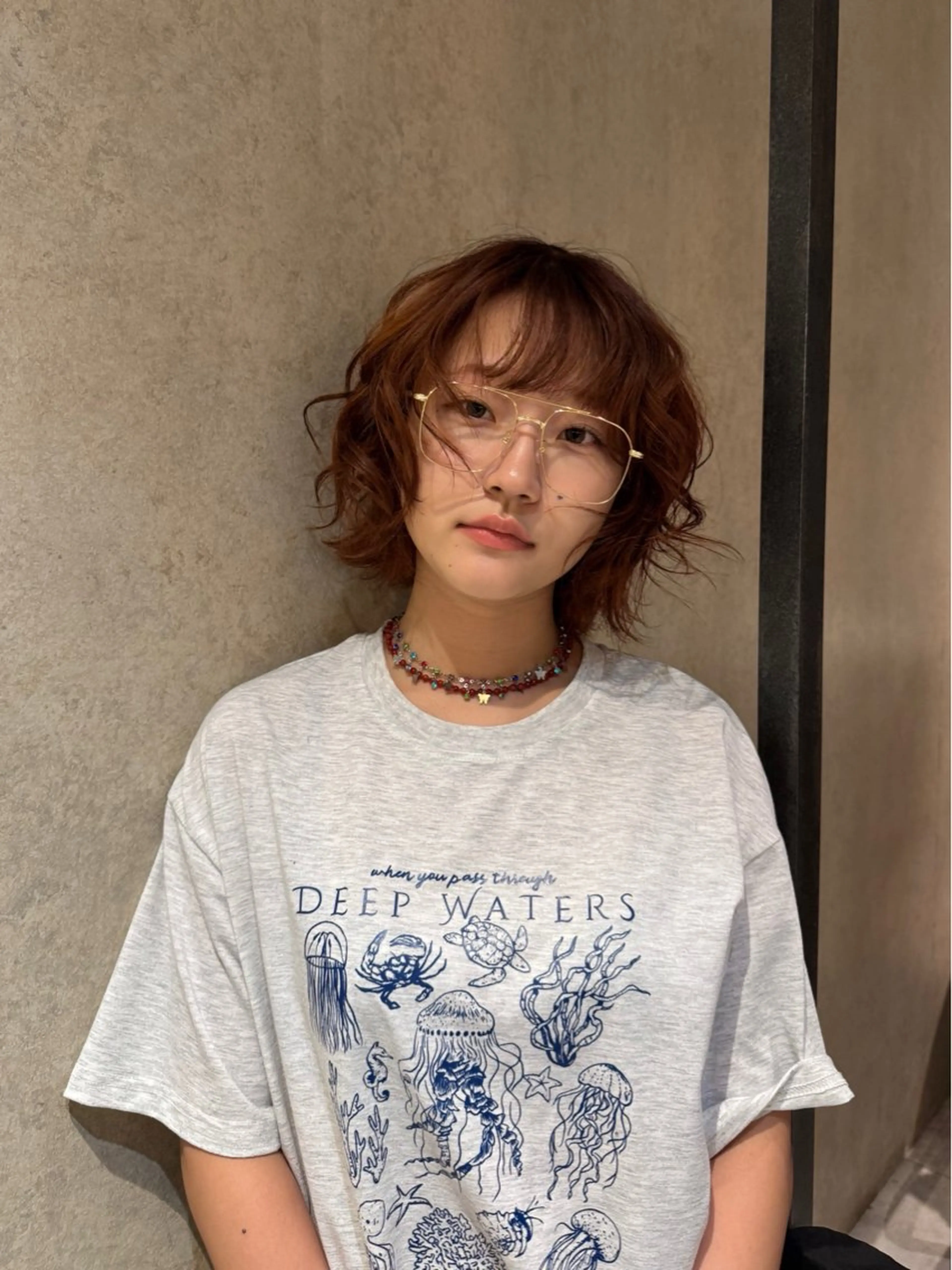 カラー RESSUAL くるみのヘアスタイル