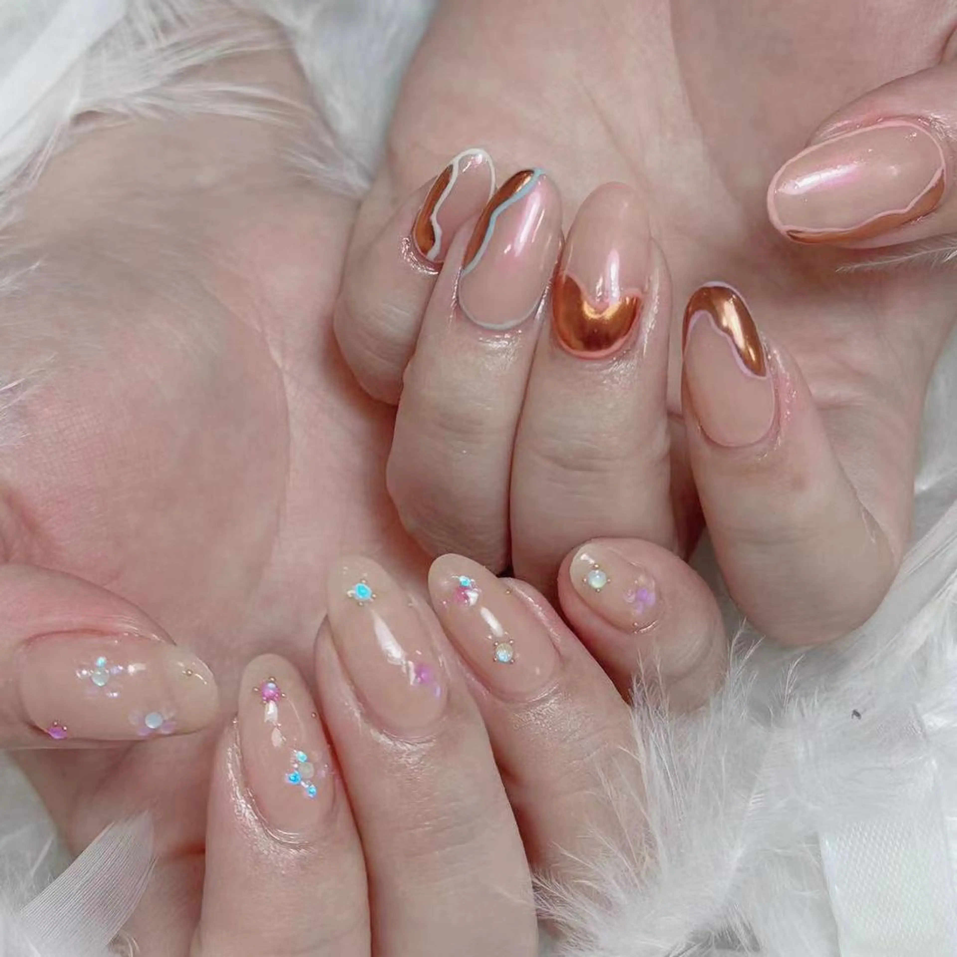 ネイル DEMAIN- 🕊️研修のネイルデザイン