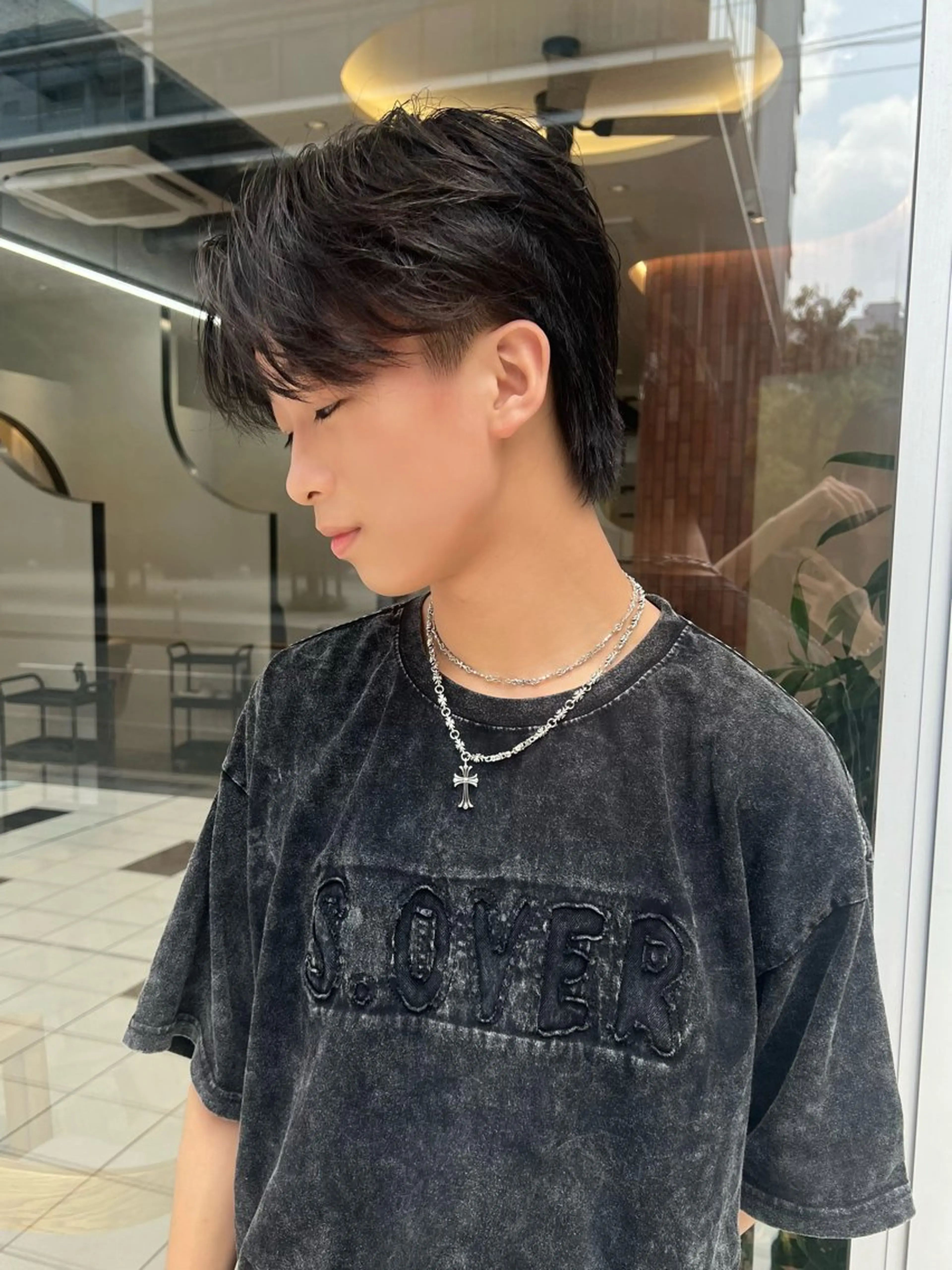 メンズ 毛流れフェザー スタイル🔹竹内凌のヘアスタイル