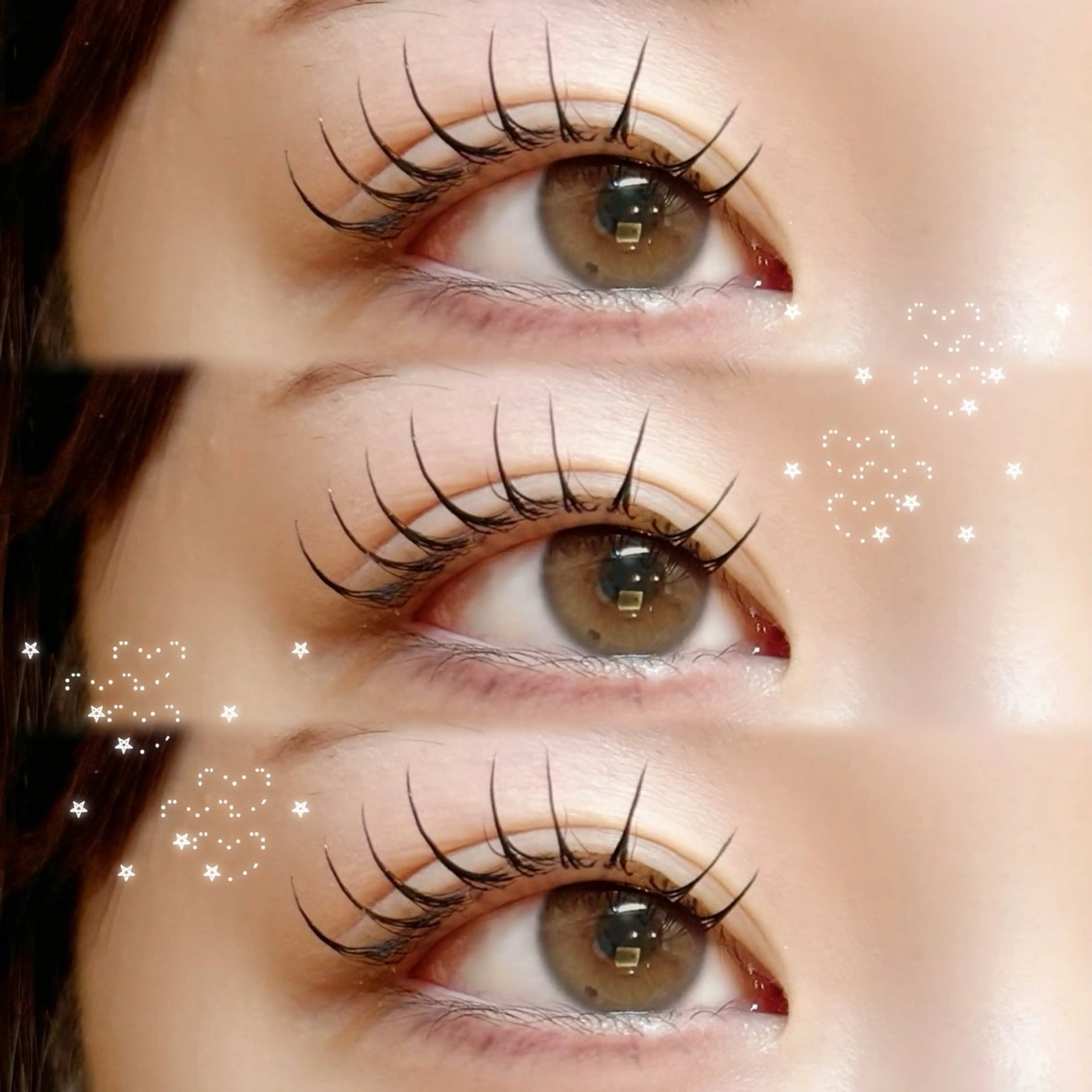 【12/24.25新規限定🎄❤️】アンドヘルシーエクステ×パーマ/フラットラッシュ80本(オフ代別途¥550)の写真