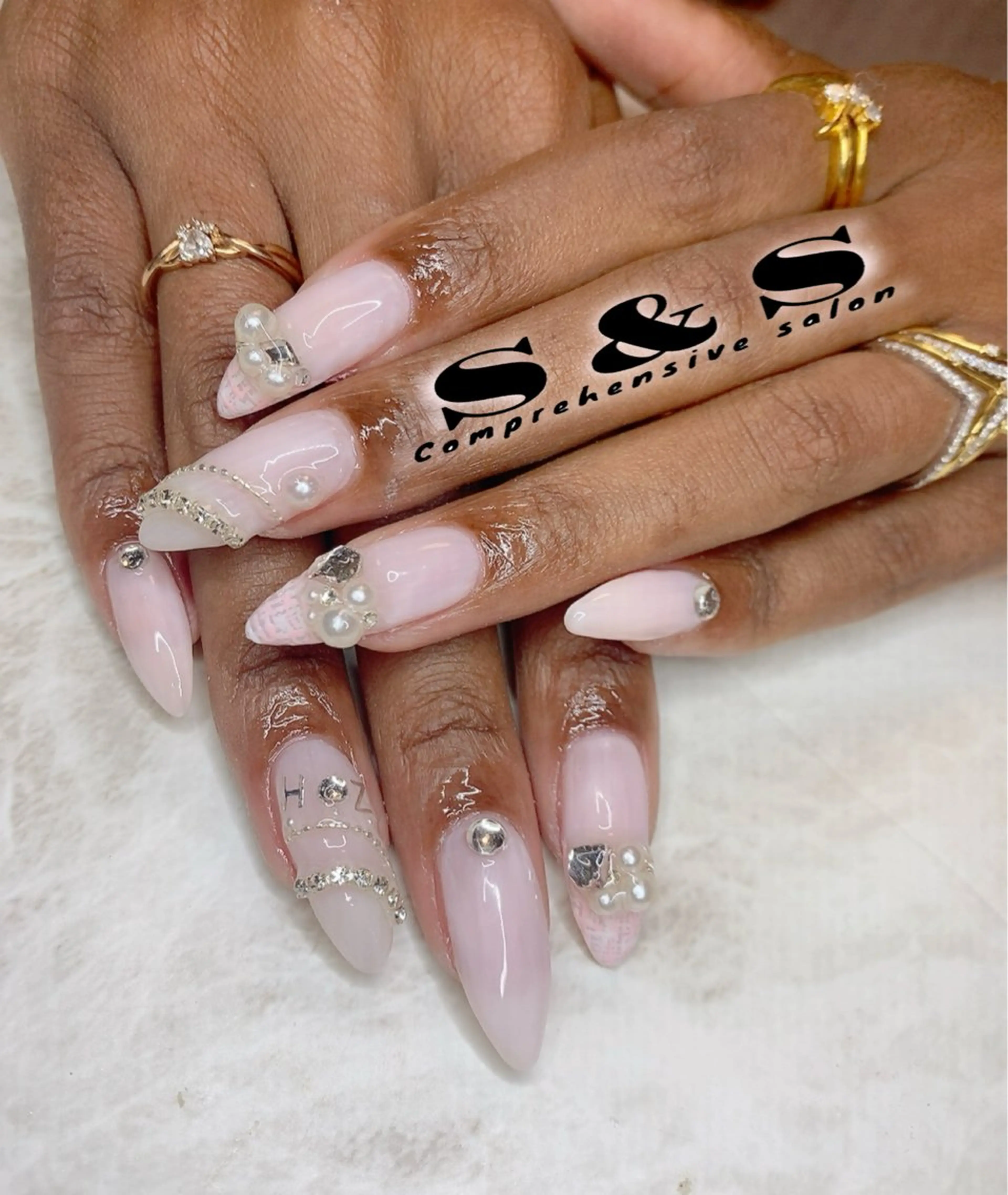 ネイル 長さ出し メンズネイル 持ち込み スカルプネイル S&S 村田小百合のネイルデザイン