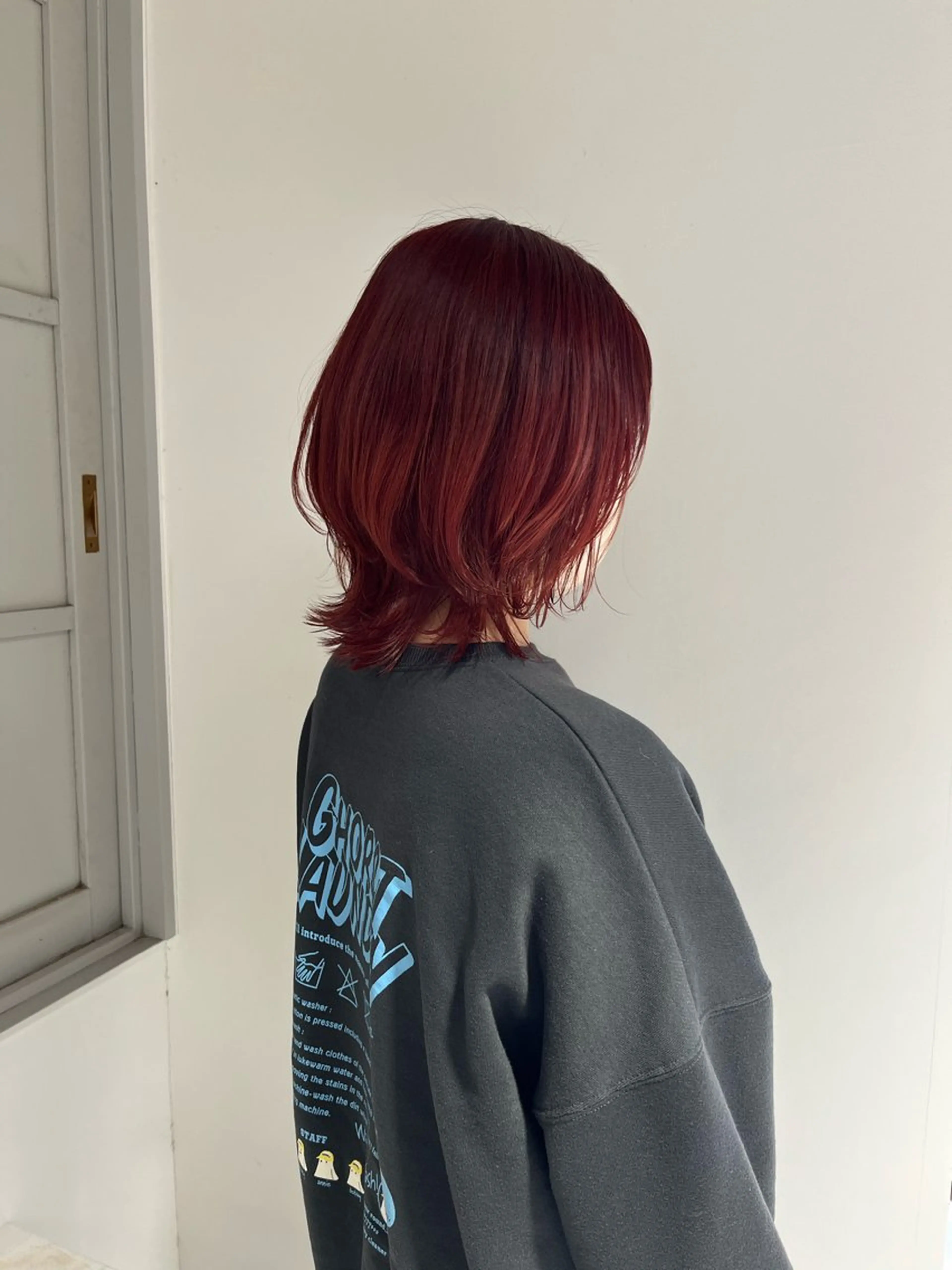 ミディアム カット ヘアカラー 小谷野 真優のヘアスタイル