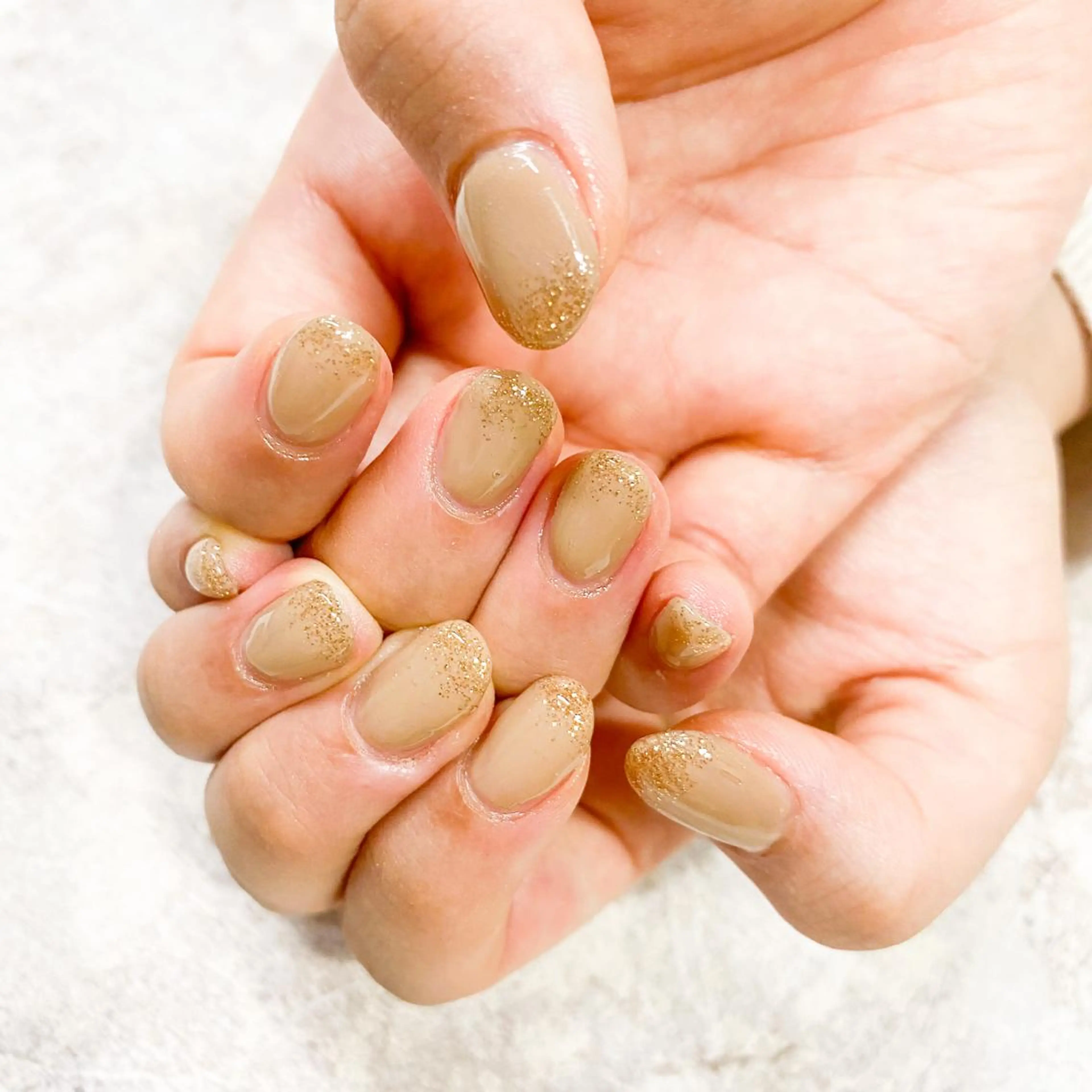 ネイル ハンドネイル ゴテゴテ💙ワンホン リオナのネイルデザイン