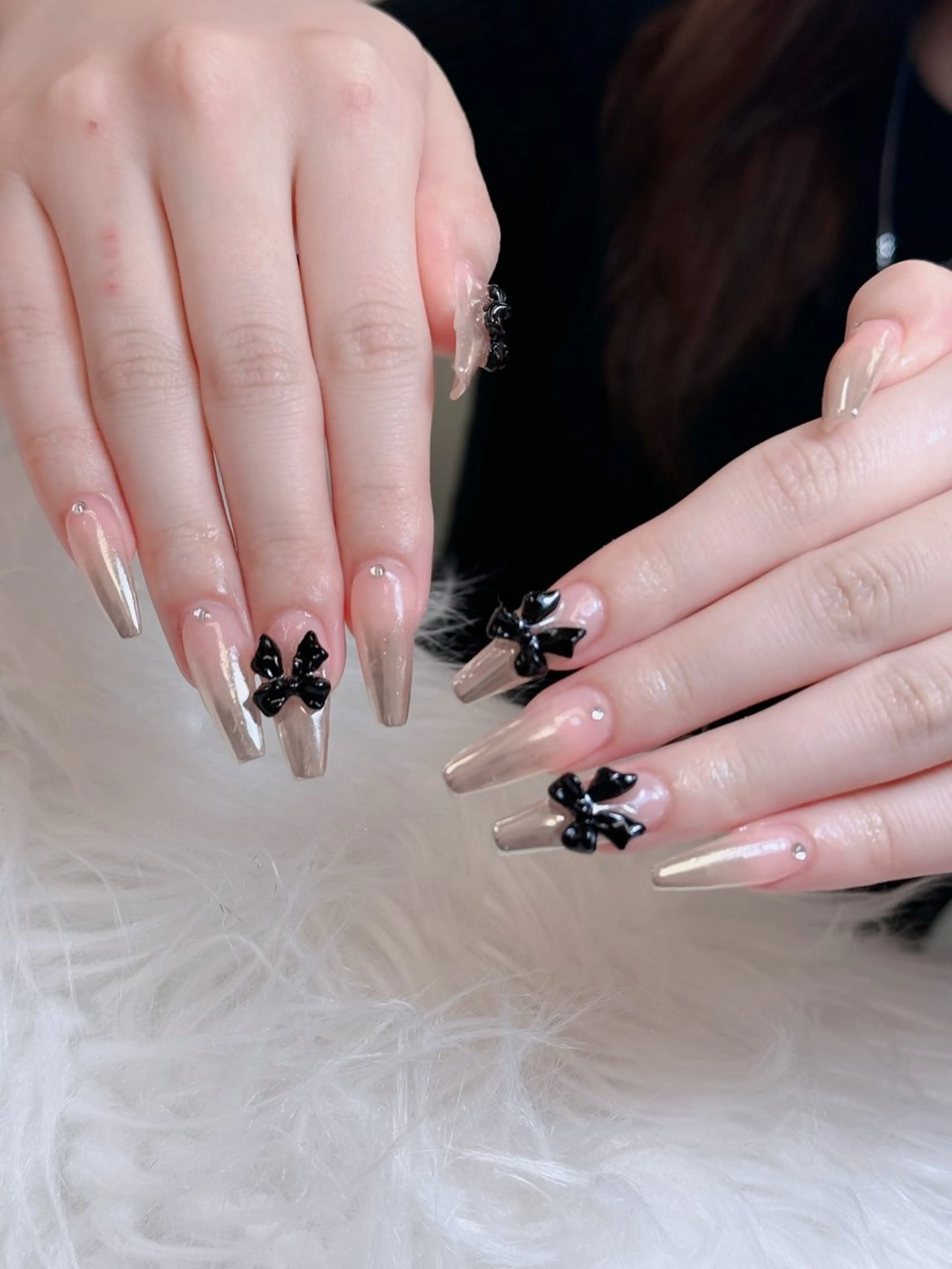 ネイル オーロラネイル チークネイル フットネイル フレンチネイル 韓国ネイル Lumi Nail 新大久保3‘のネイルデザイン