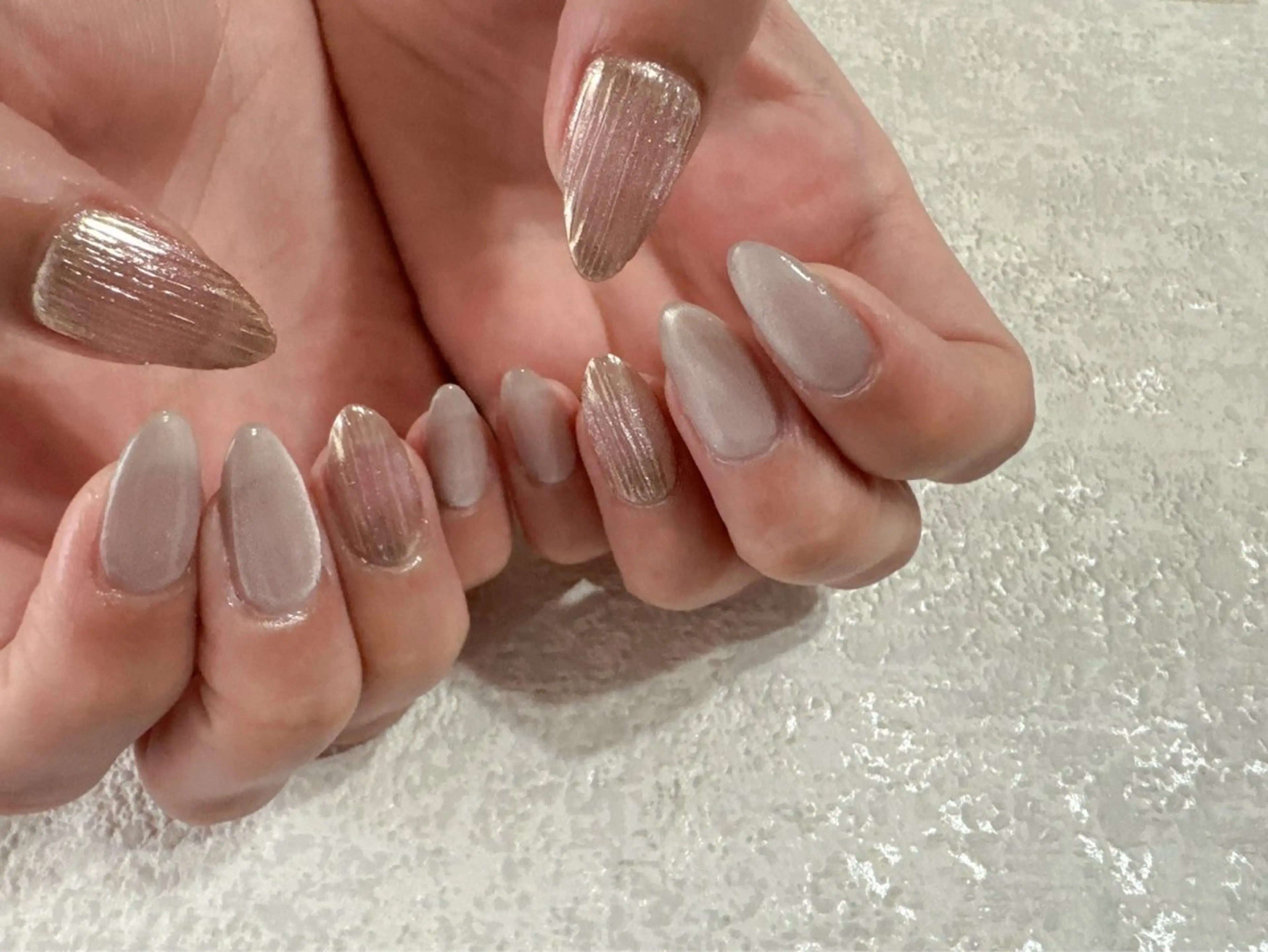 ネイル オーロラネイル フラワーネイル フットネイル フレンチネイル ジェルネイル ハンドネイル kiki nail たまプラーザのネイルデザイン