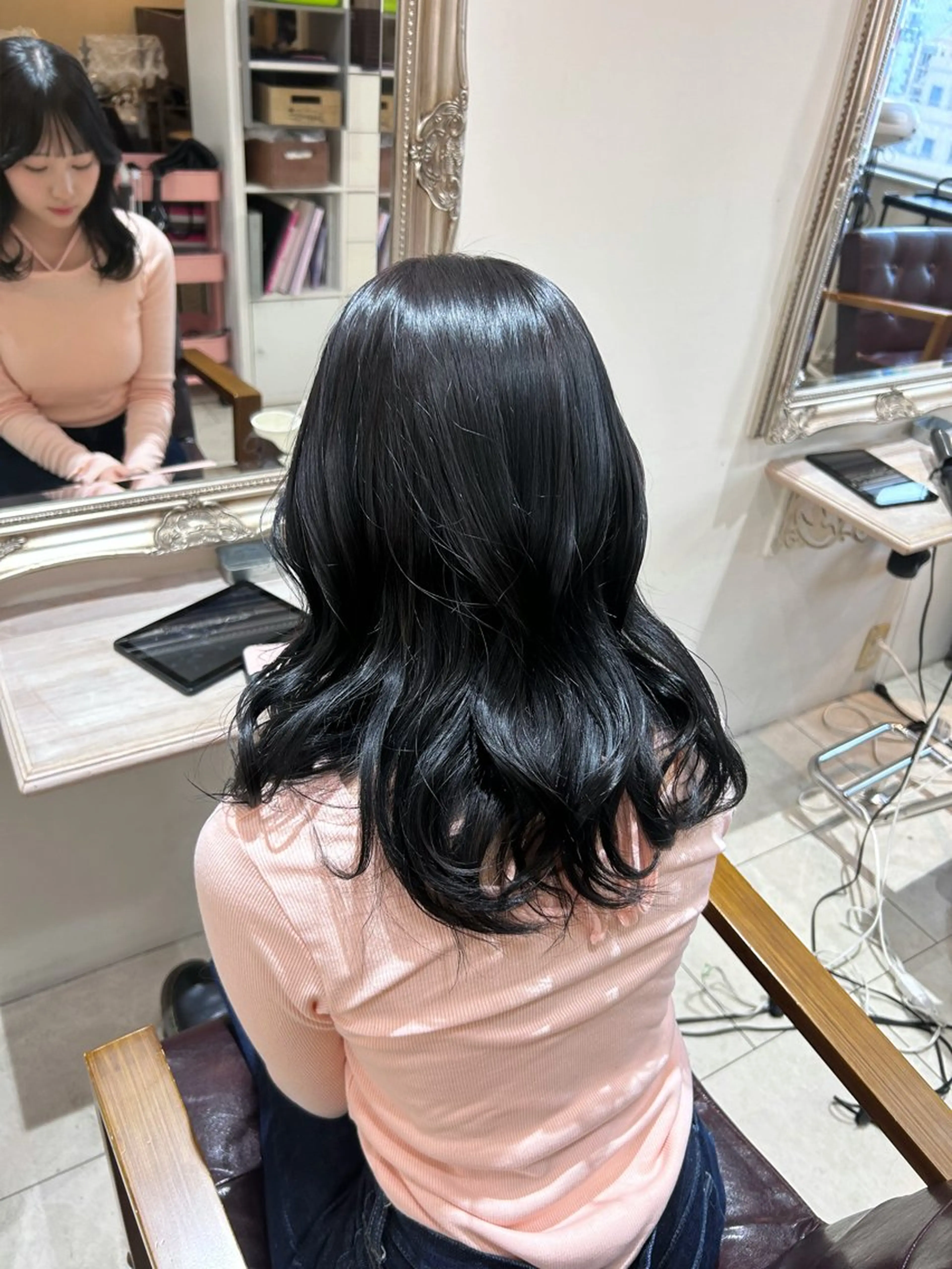 ロング カラー ハイトーン/ ヘアセット.nanoのヘアスタイル