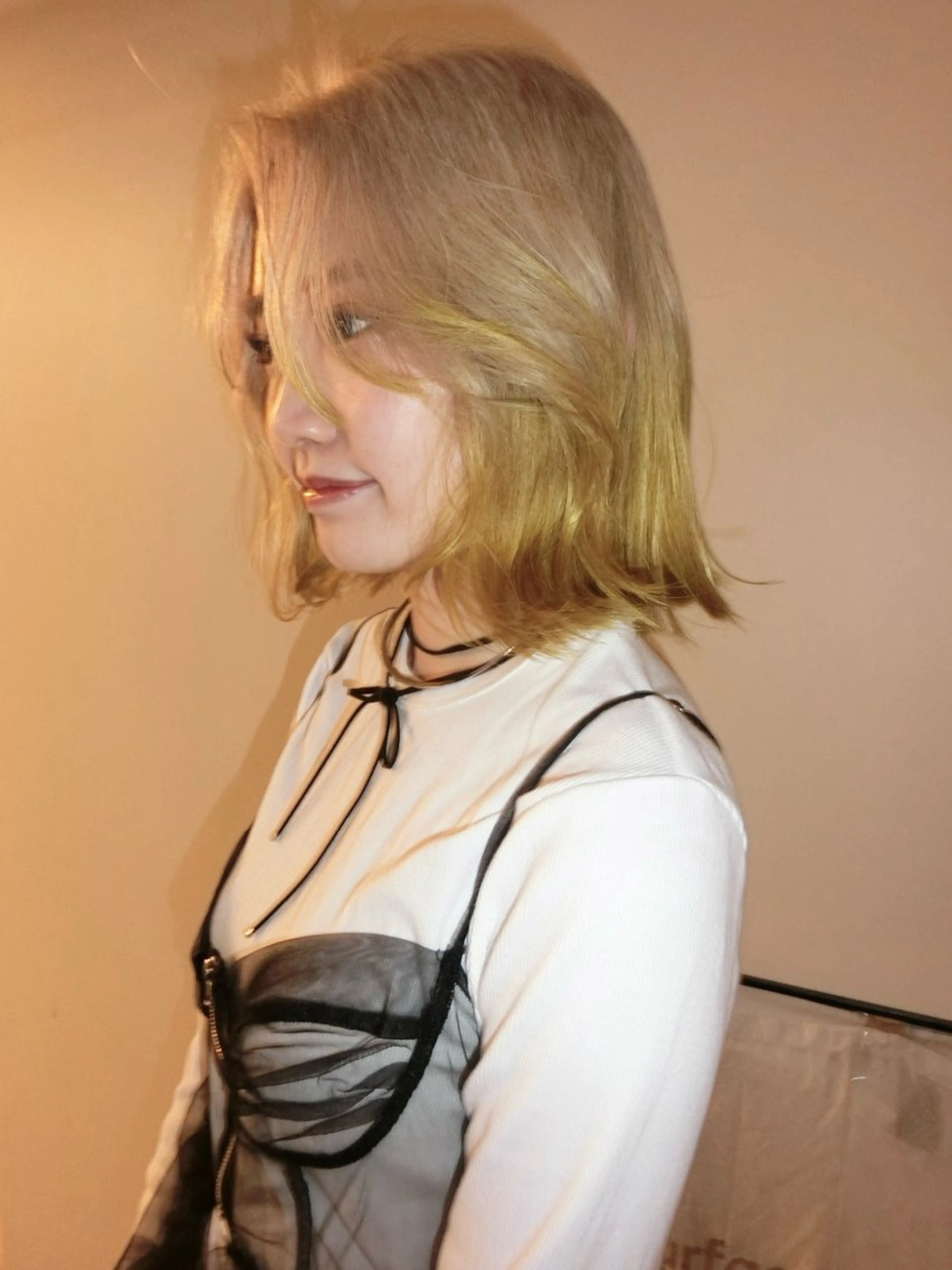 ミディアム カラー ハッシュカット/ MAYAのヘアスタイル