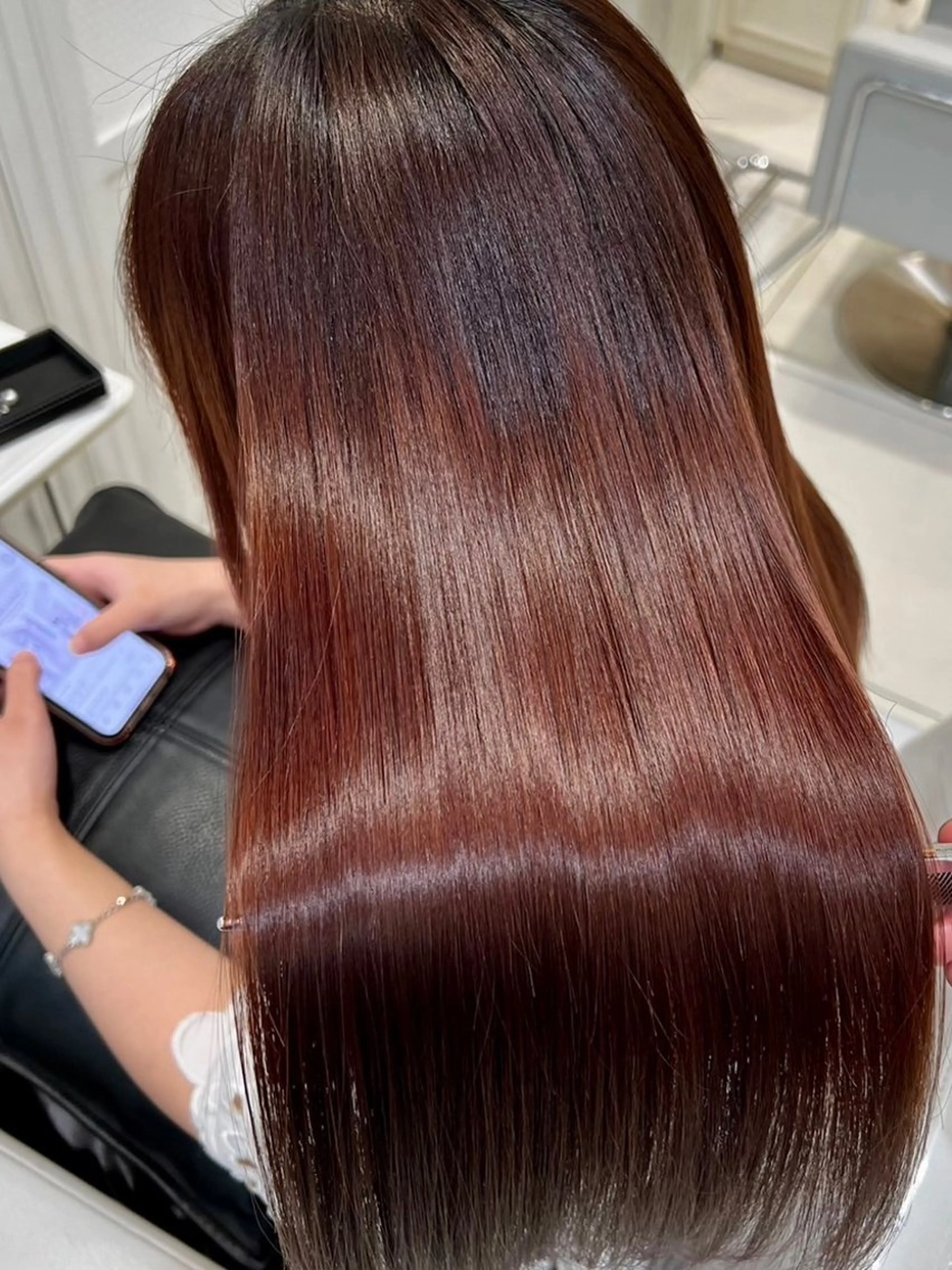 ロング カラー orgo所属・︎︎☁🧺チヒロ モデル募集🧺︎︎☁のヘアスタイル