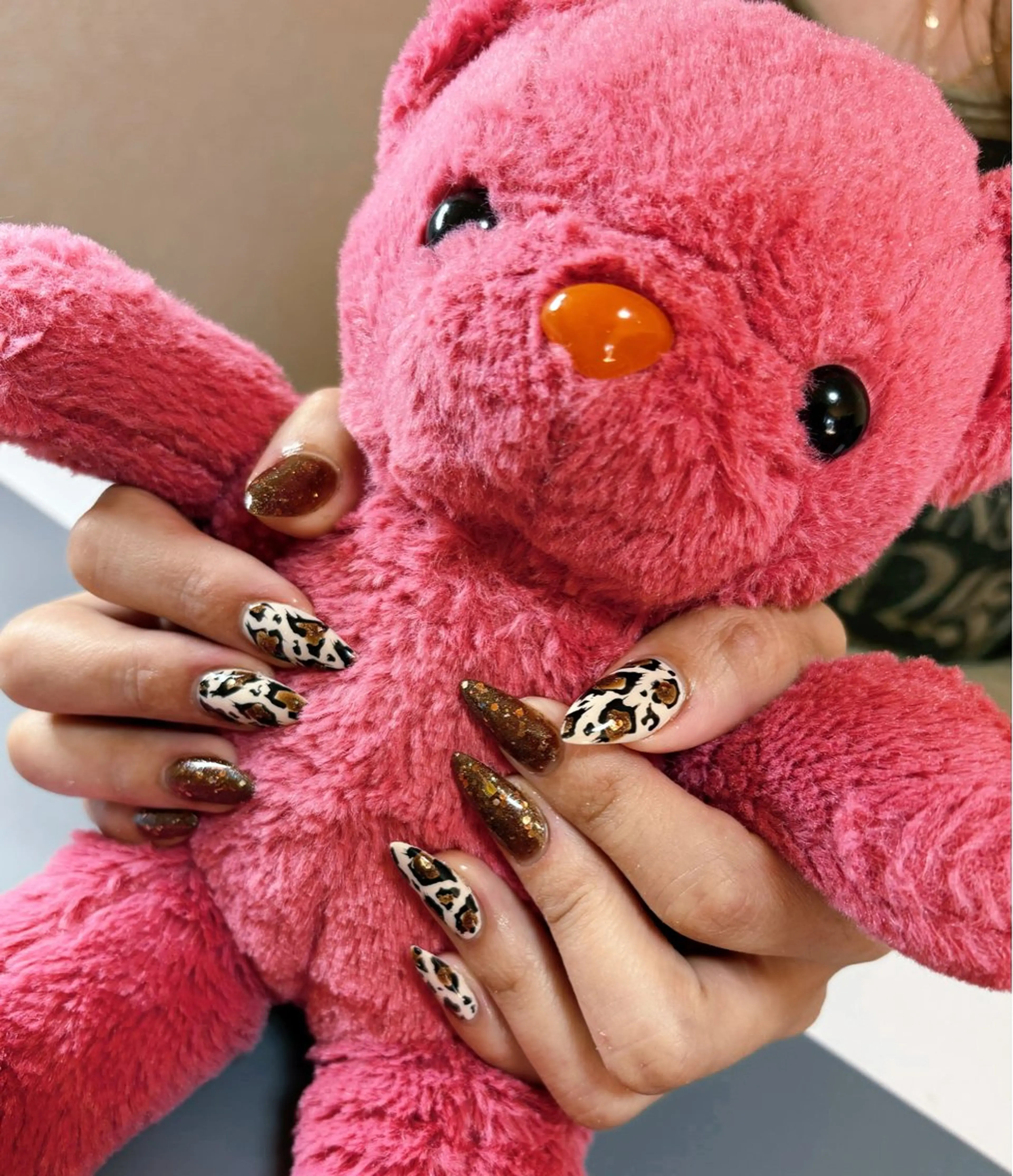 ネイル アニマル柄 自宅サロン mArsのネイルデザイン