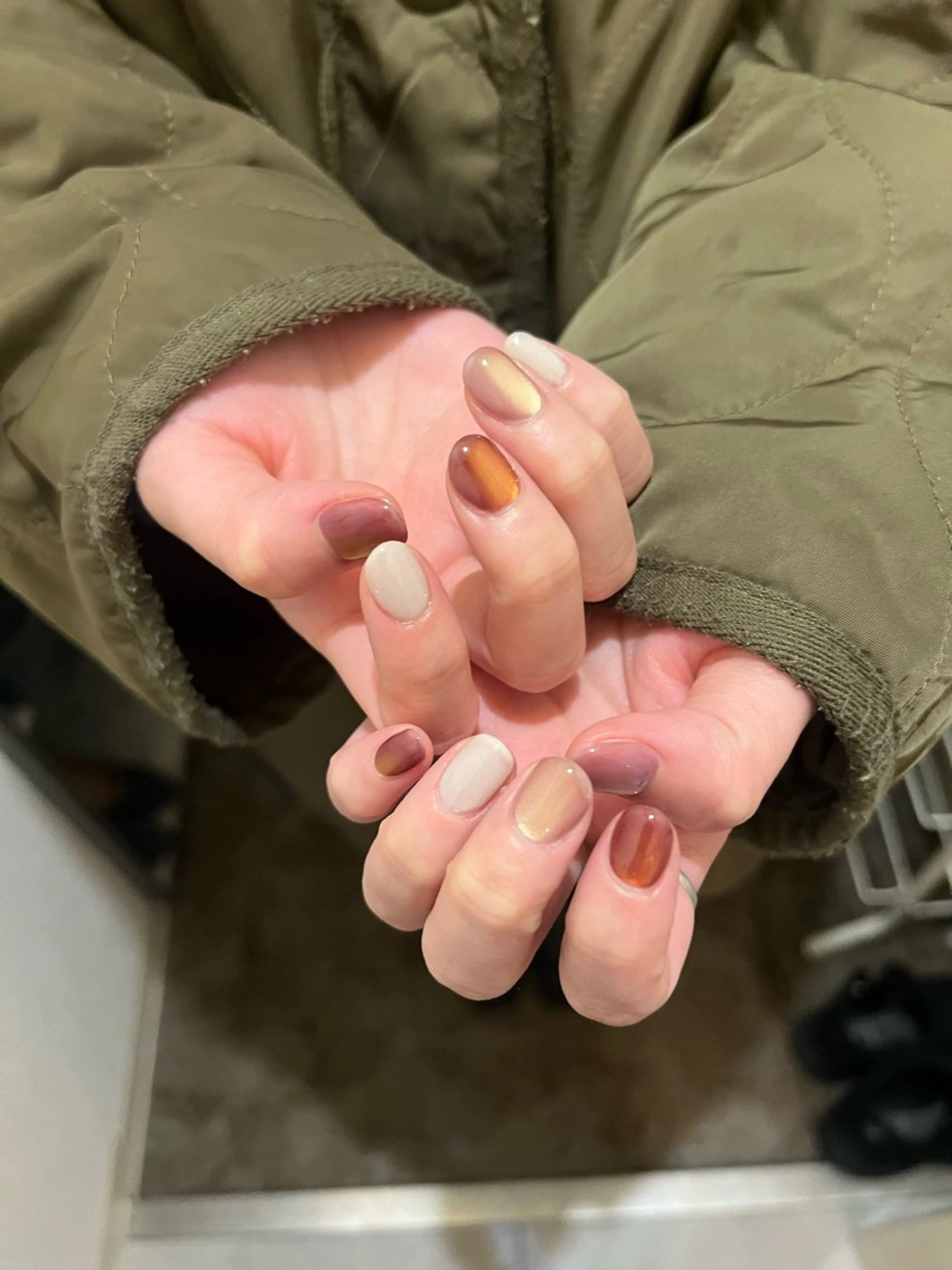 ネイル フラッシュネイル マグネットネイル urun eriのネイルデザイン