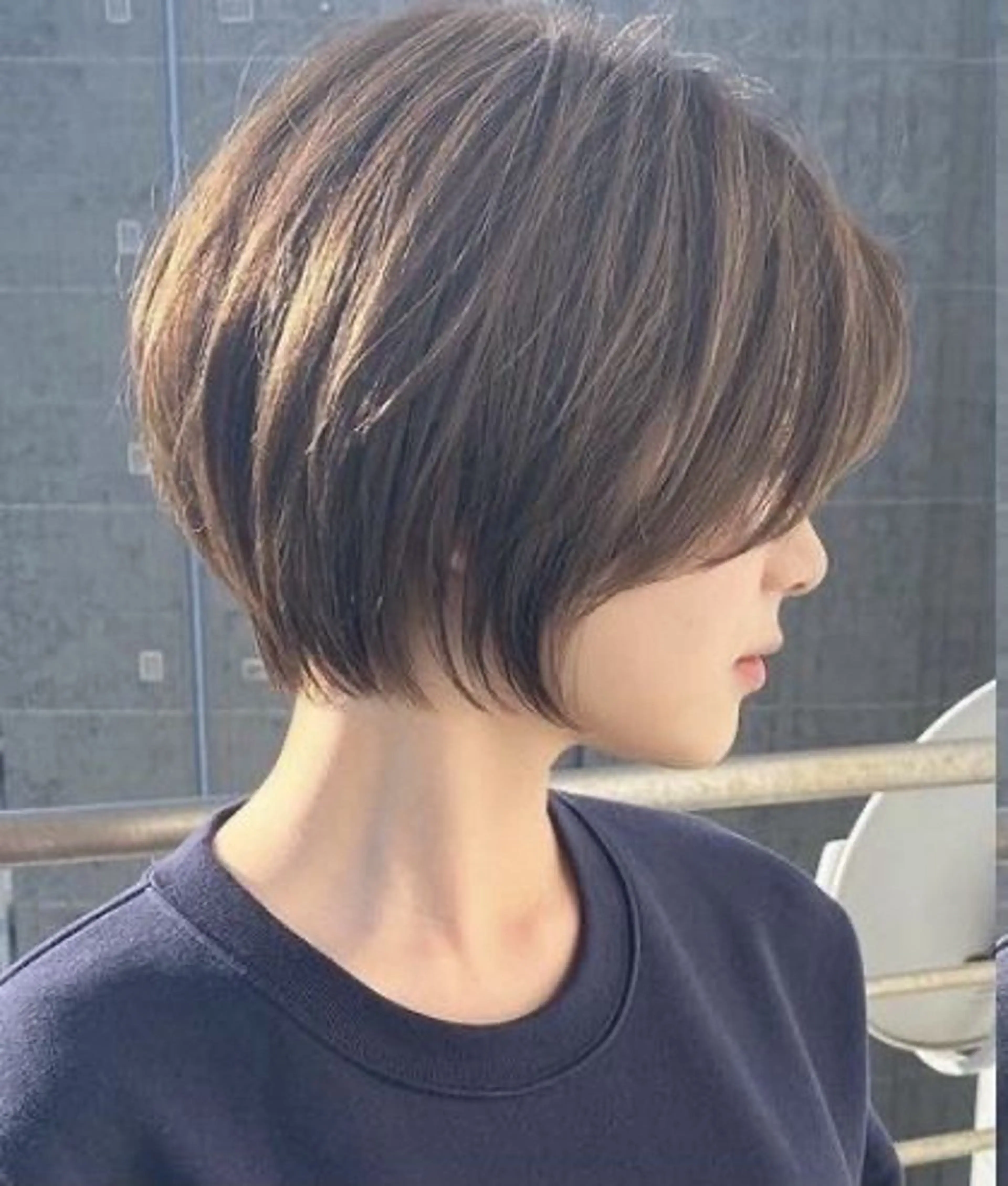 ショート カラー カット ヘアカラー トリートメント 表参道/赤み無し 透明感 colorのヘアスタイル