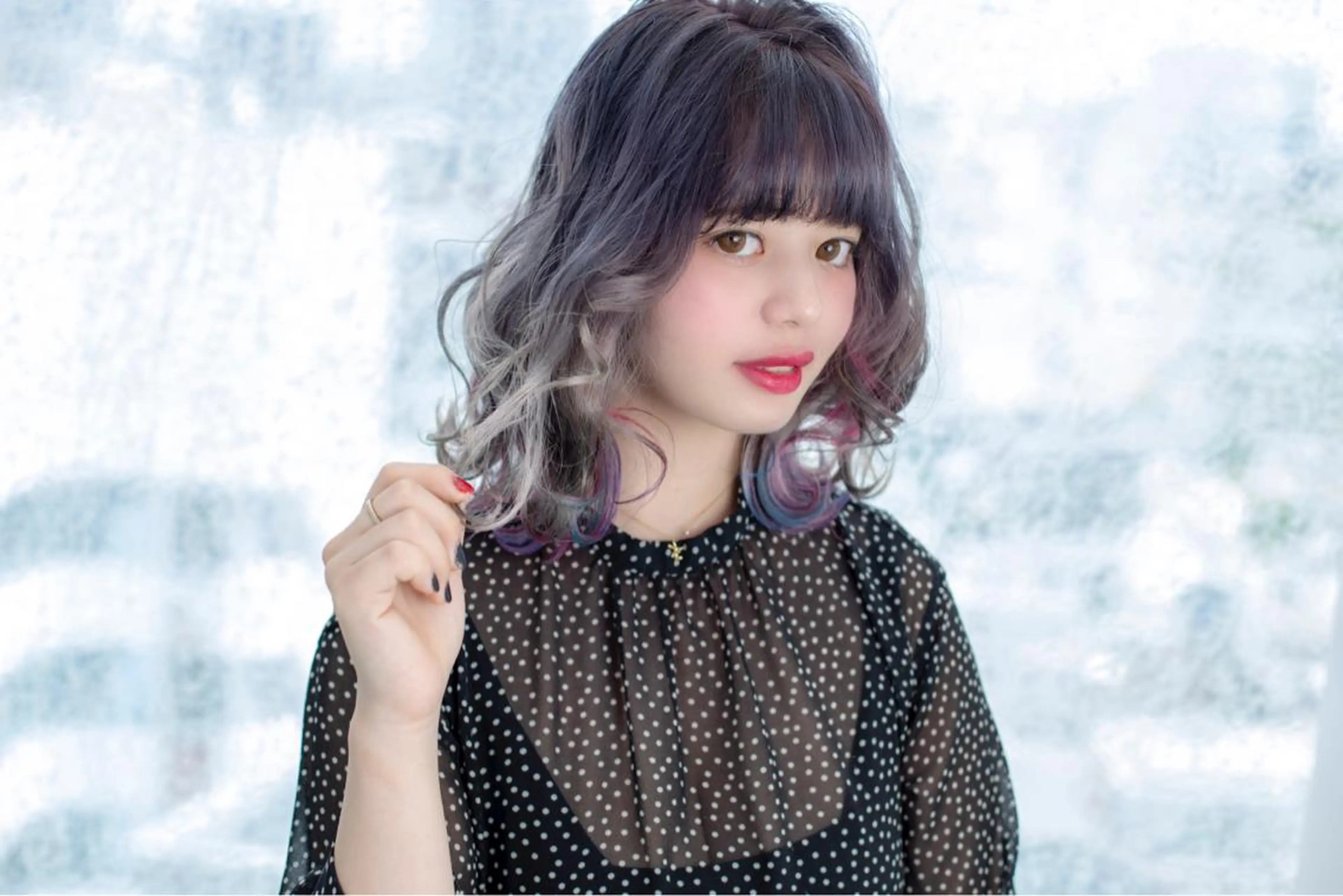 ミディアム カラー ヘアアレンジ Re:ta Hair 飯田淳平のヘアスタイル