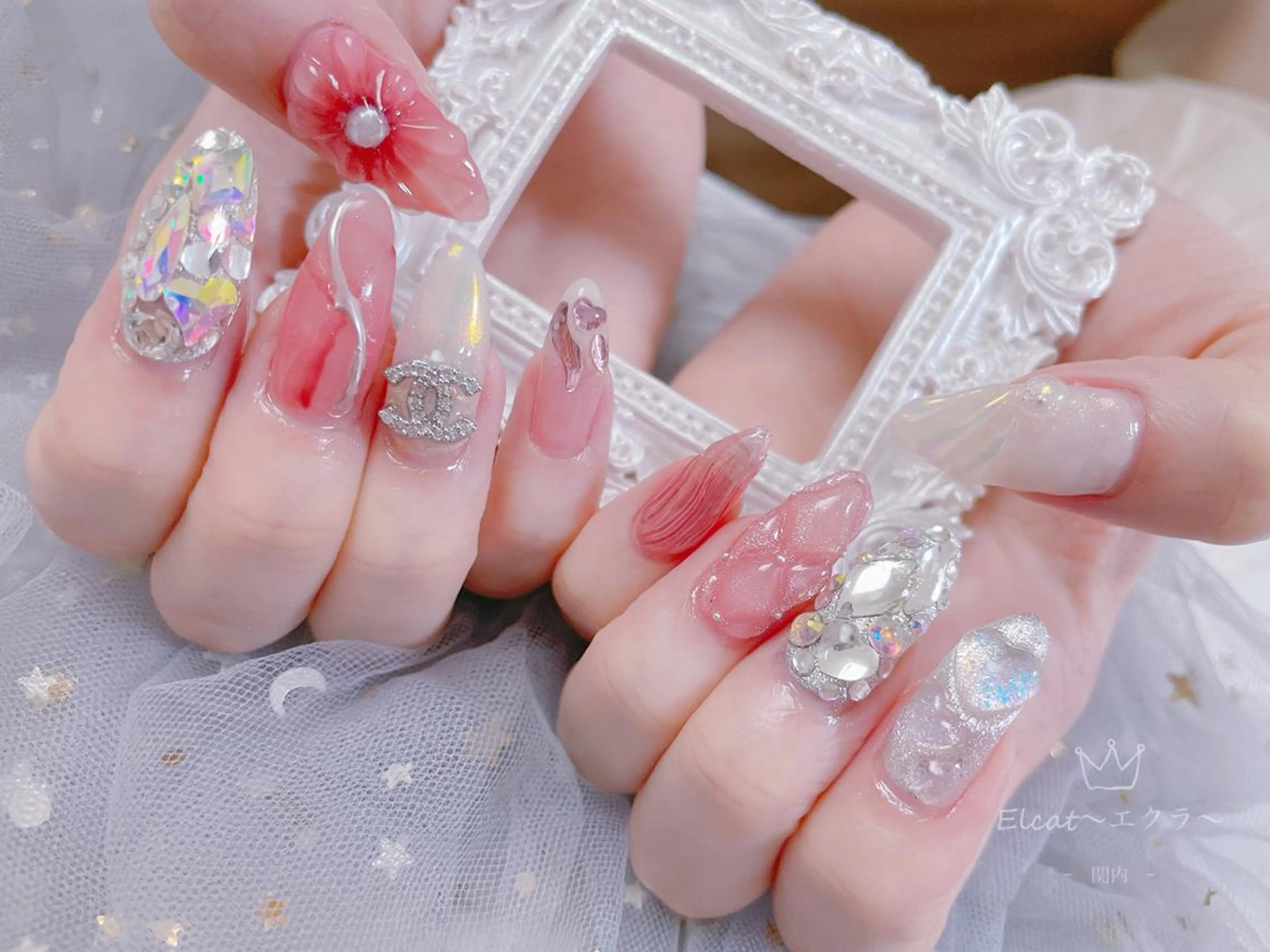 ネイル ハンドネイル ネイルサロンエクラ 🫧Shizukaのネイルデザイン