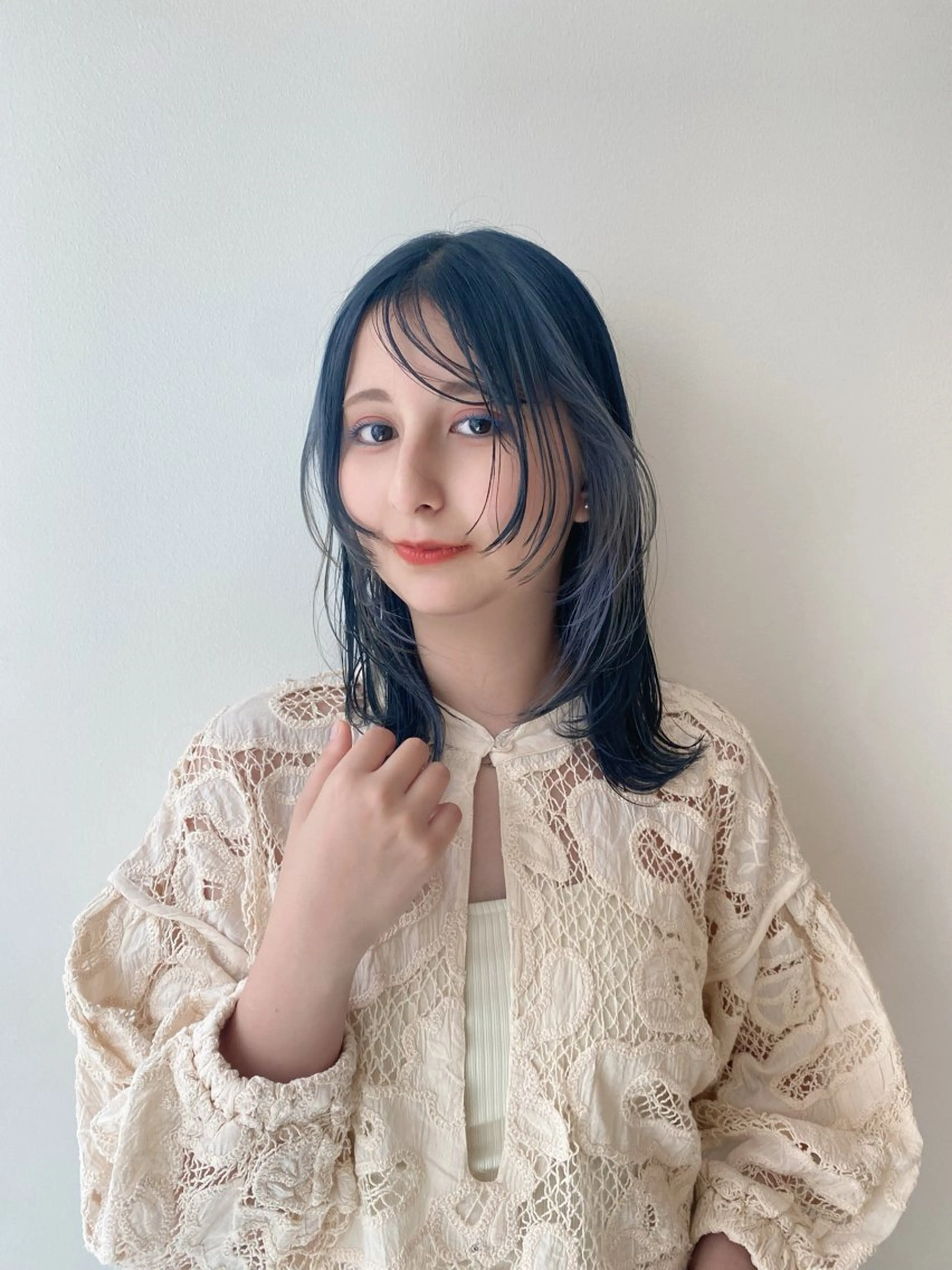 セミロング カラー ヘアカラー ♡ハッシュカット/ レイヤー/yucoのヘアスタイル