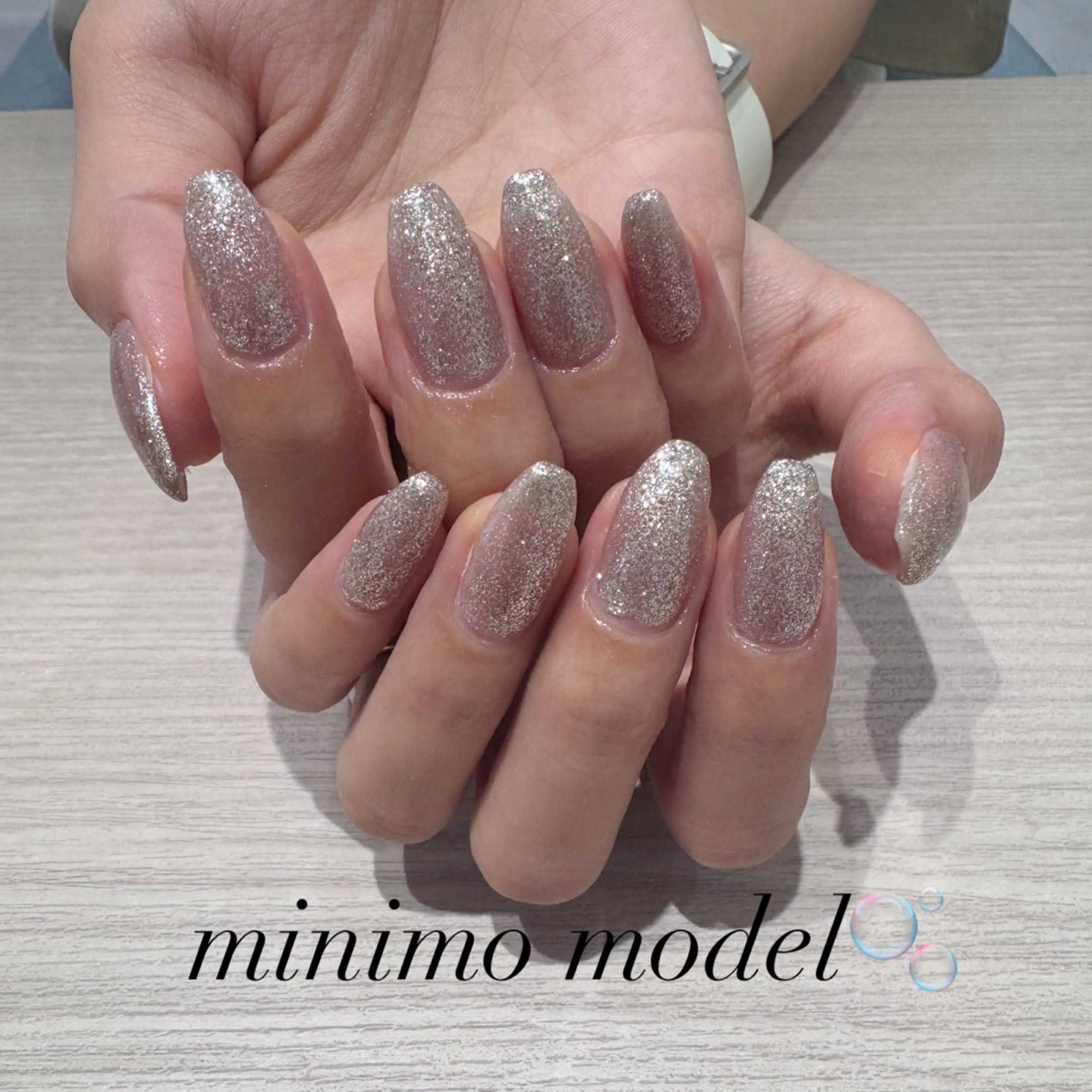 ネイル ラメ(グリッター) yoshida .のネイルデザイン