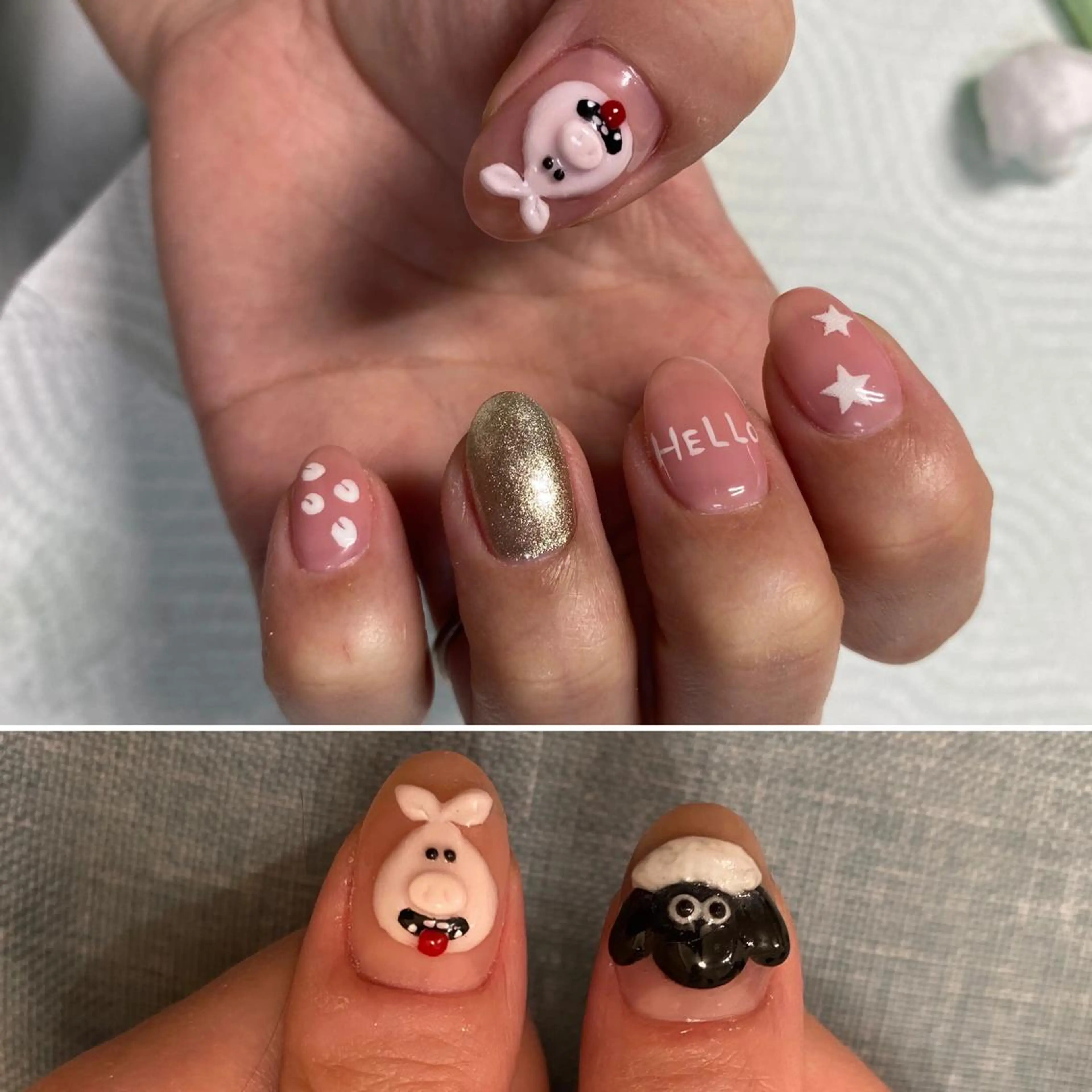 ネイル ハンドネイル Mana‪ ‪·͜· ❤︎‬のネイルデザイン