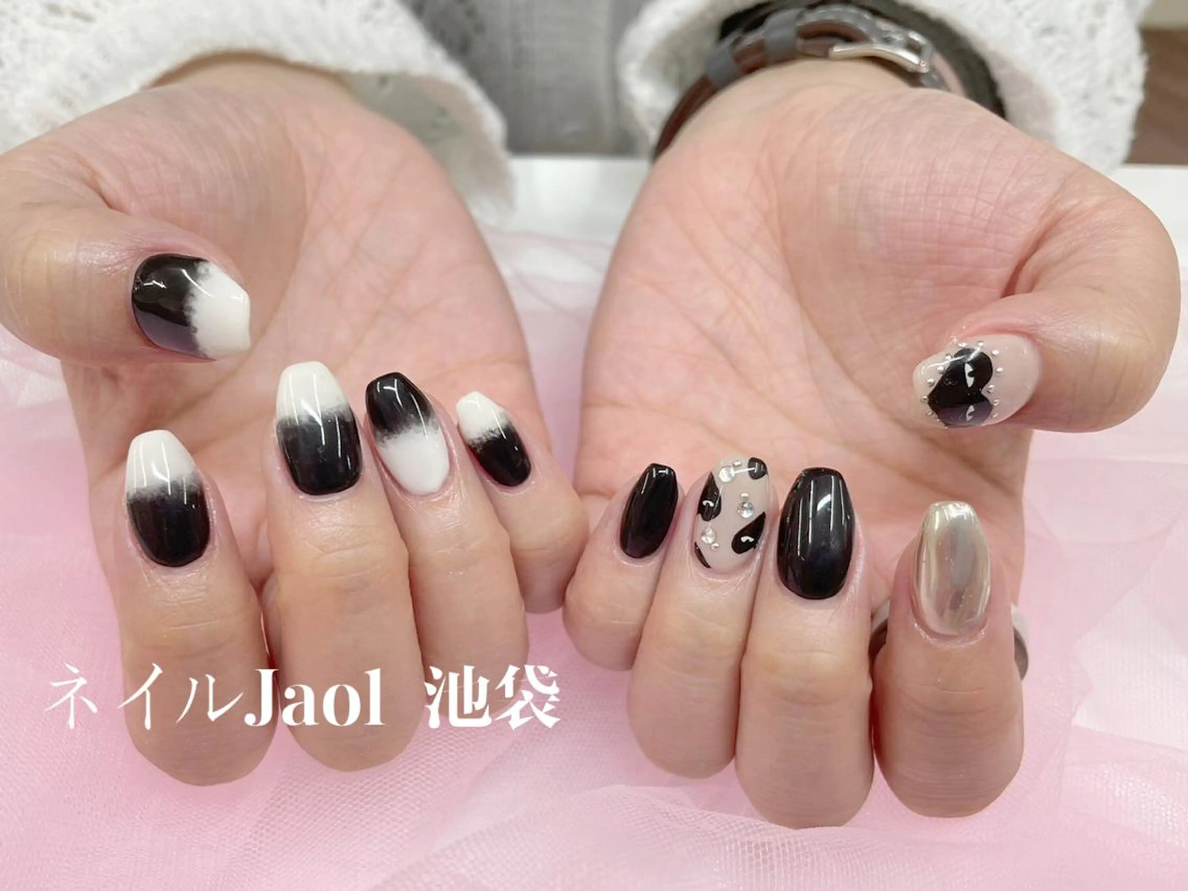 ミディアム nail jaol池袋店所属・ネイルJaol 池袋のネイルデザイン