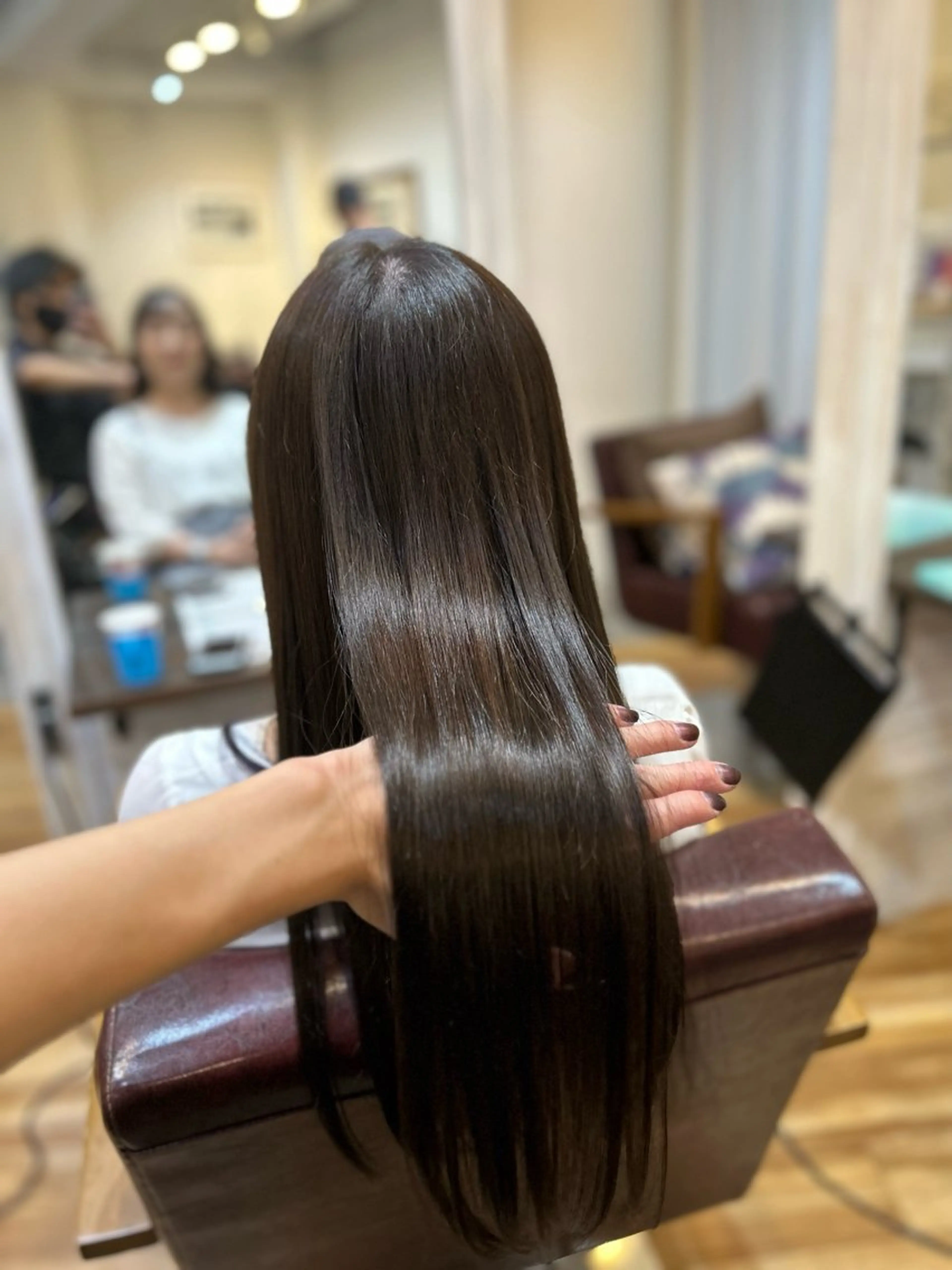 ロング カラー カット ヘアカラー トリートメント CECIL hair なんば店所属・メンズパーマ 艶髪☆店長☆有馬のヘアスタイル