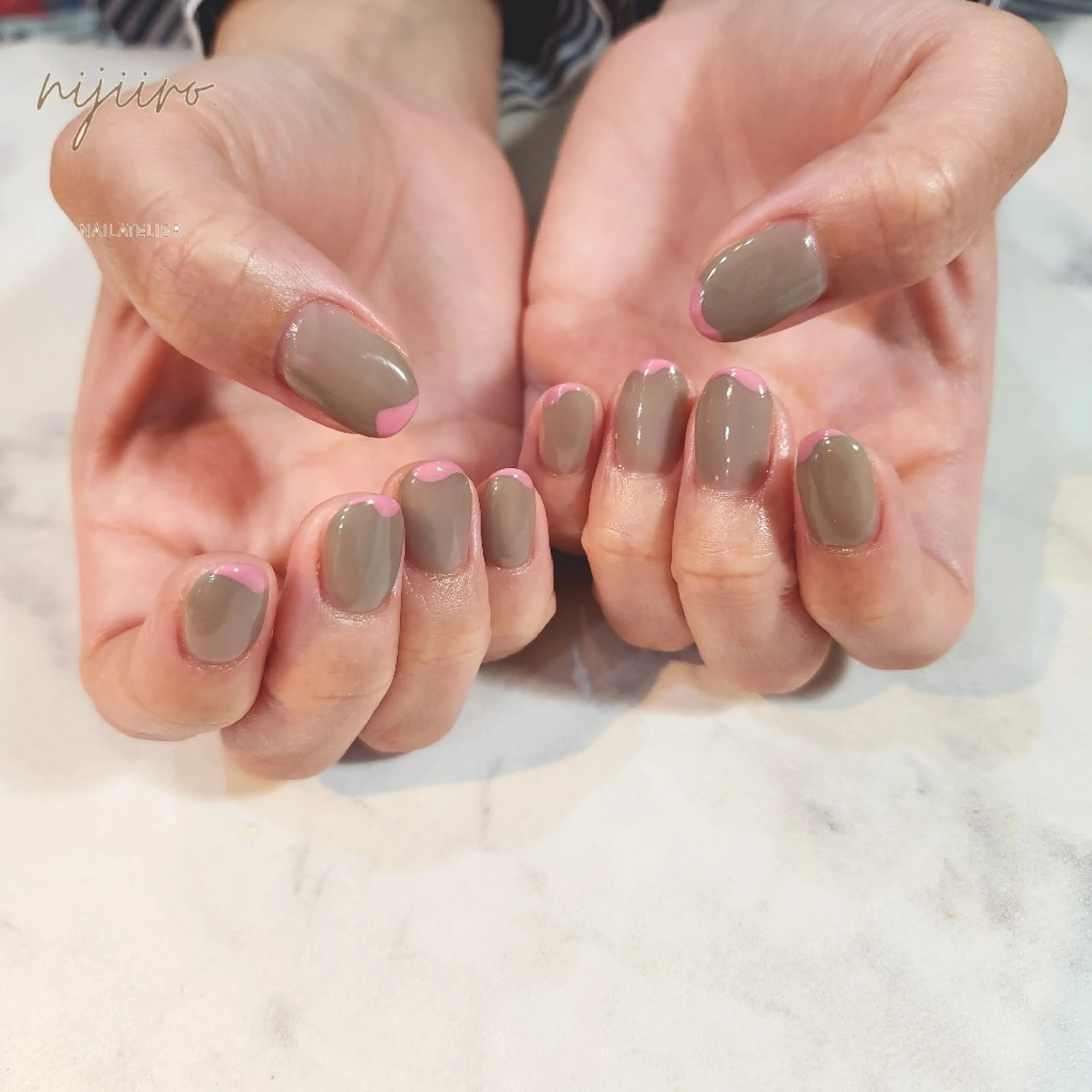 ネイル ハンドネイル nailatelier nijiiro.所属・nijiiro🌈 サトウのネイルデザイン
