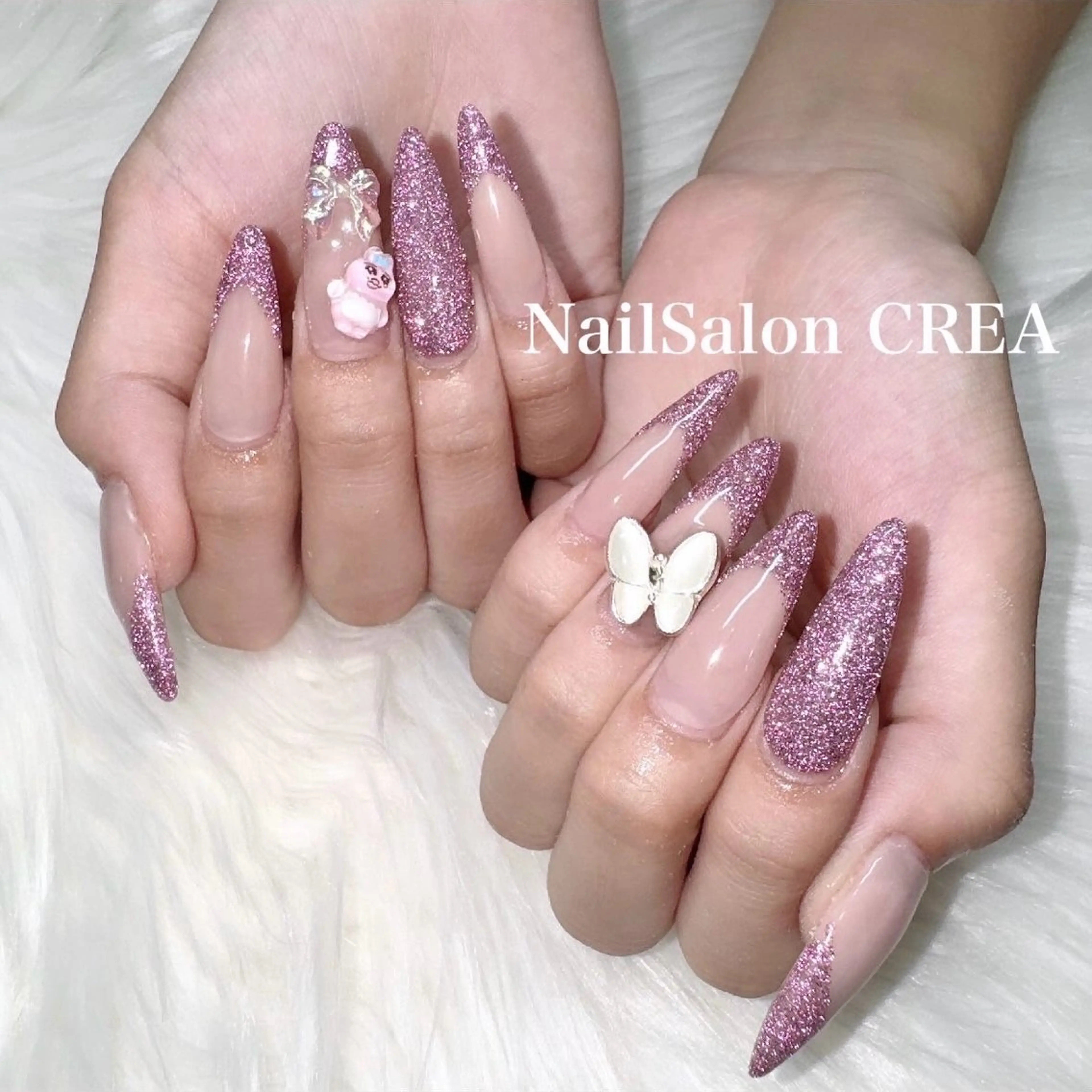 ネイル フラッシュネイル ハンドネイル NailSalon CREAのネイルデザイン