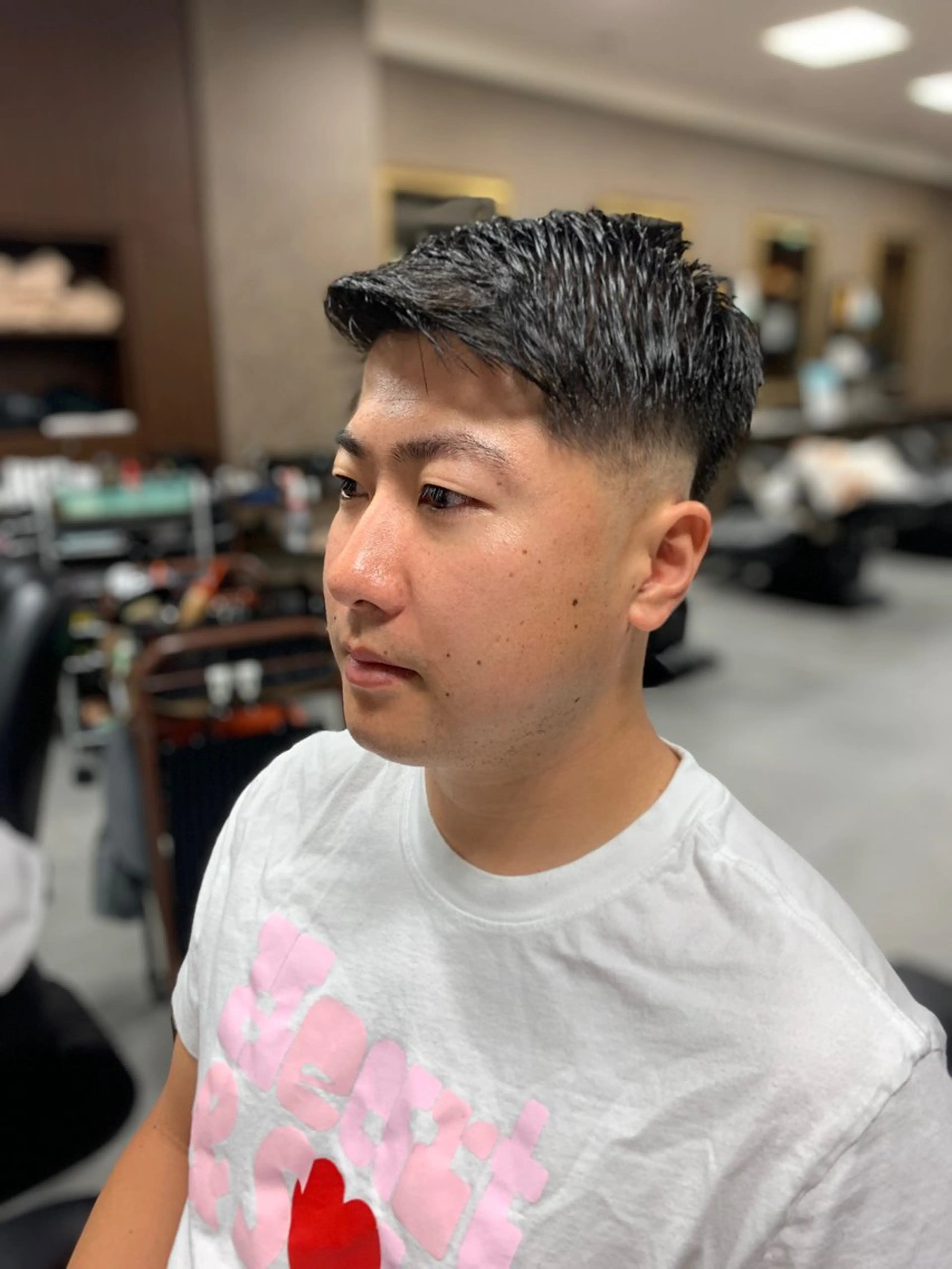 パーマ メンズ カット バーバーショップ涼桜新町店所属・田中大 パーマ/メンズカットのヘアスタイル