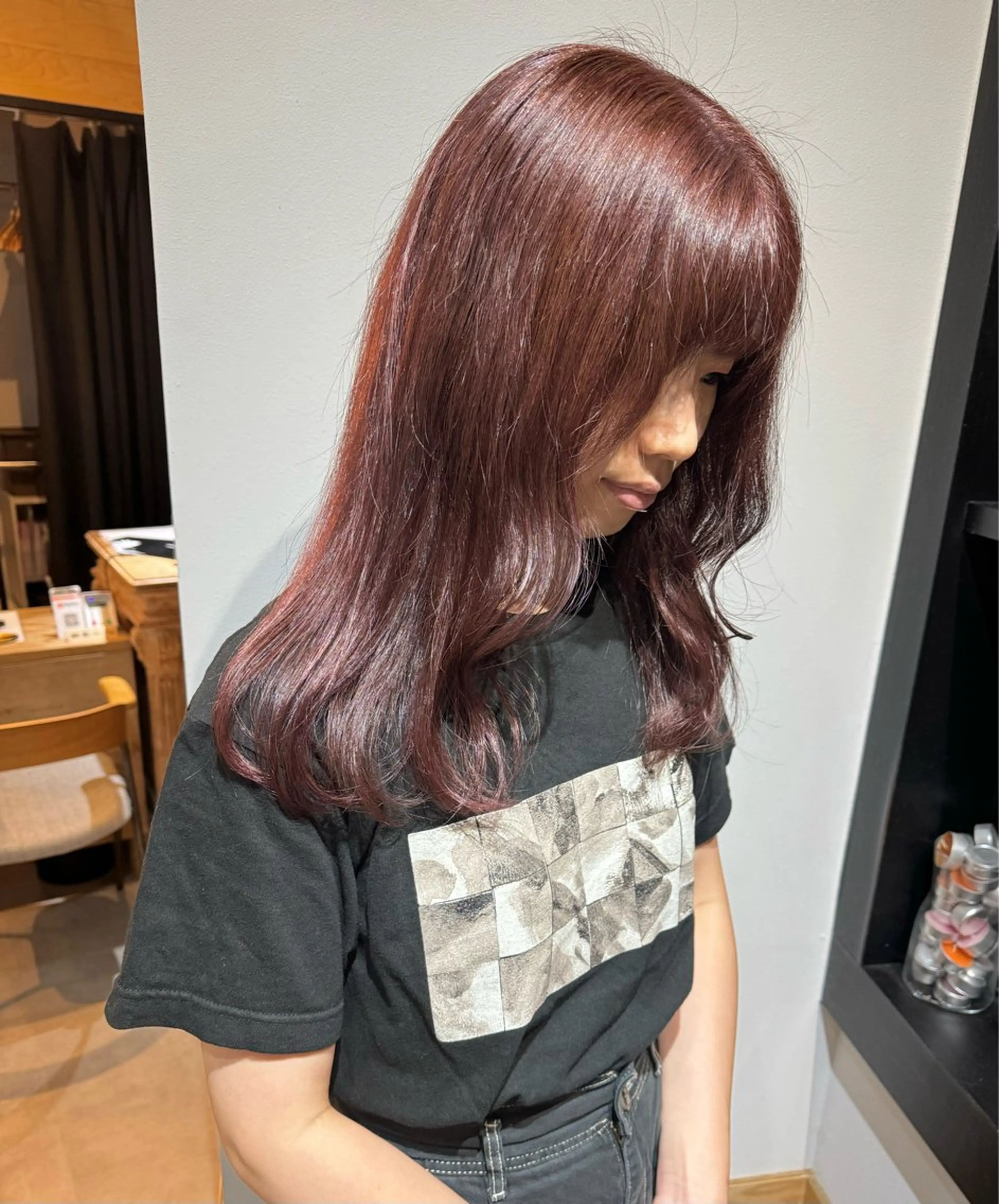 ロング ヘアカラー トリートメント Juri /暖色カラーのヘアスタイル