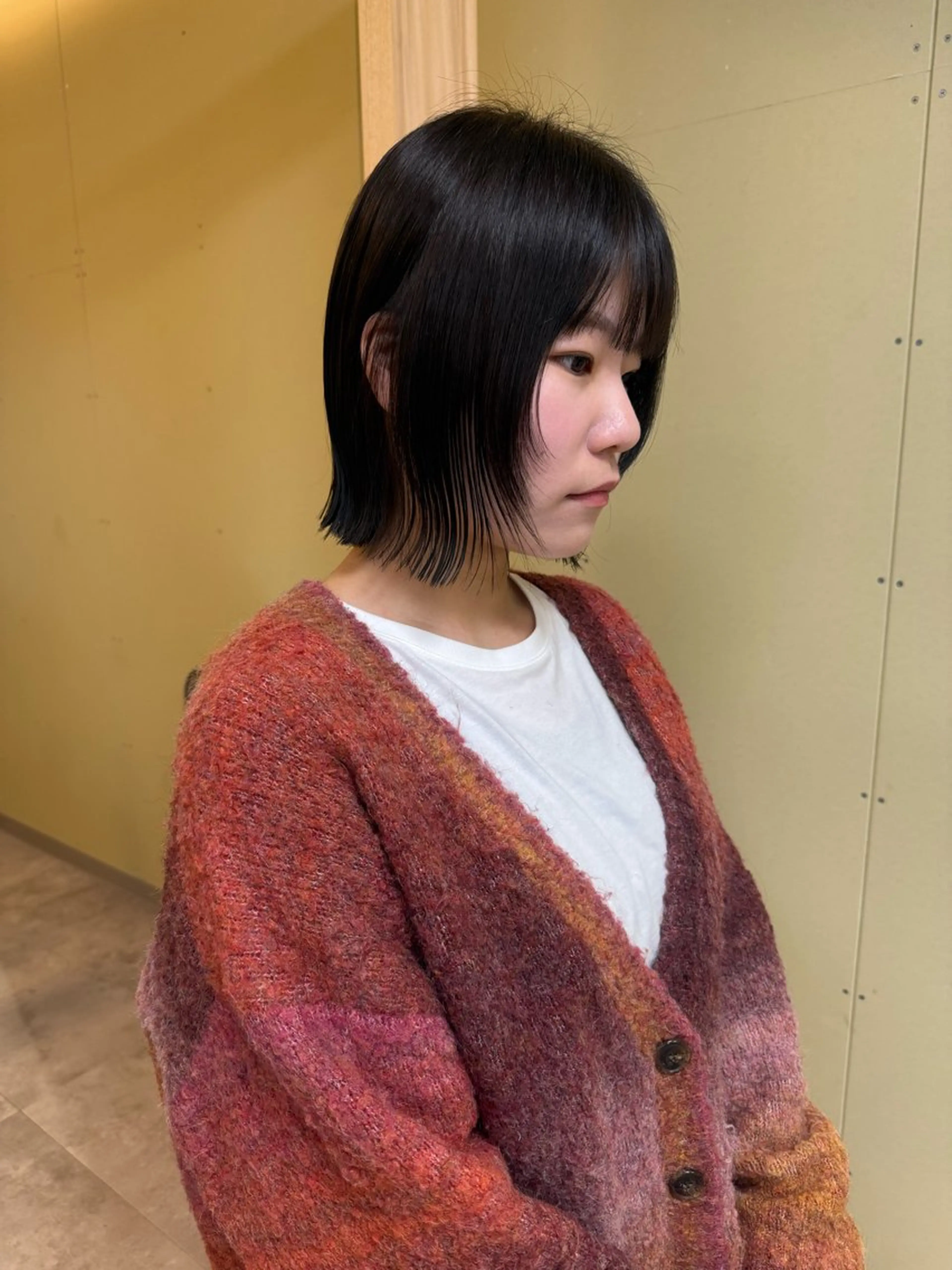 ショート カラー カット ヘアカラー トリートメント 伶風/デザインカット /ボブ/透明感カラーのヘアスタイル