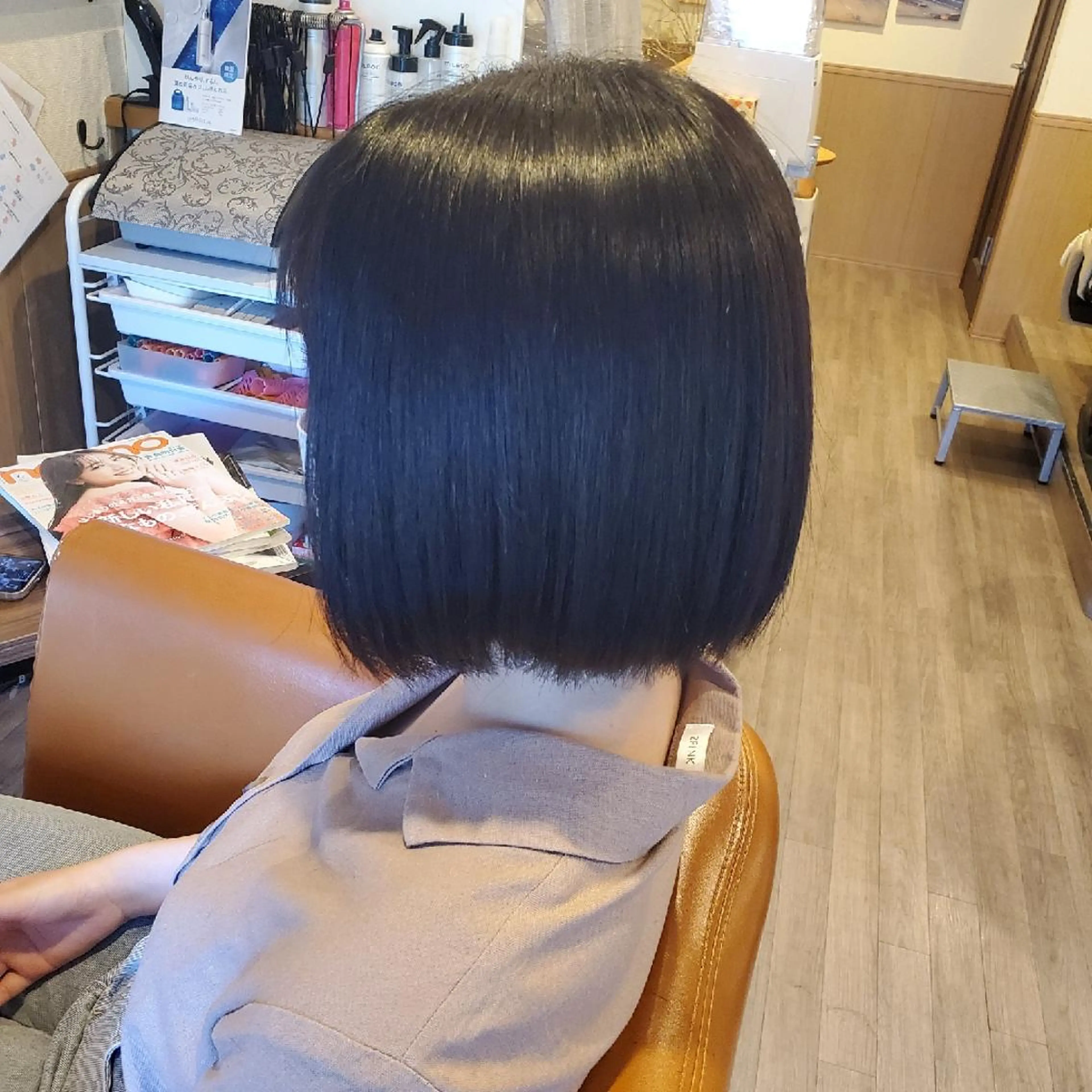 ショート パーマ カット 縮毛矯正 spa hair  ark 富井直美のヘアスタイル