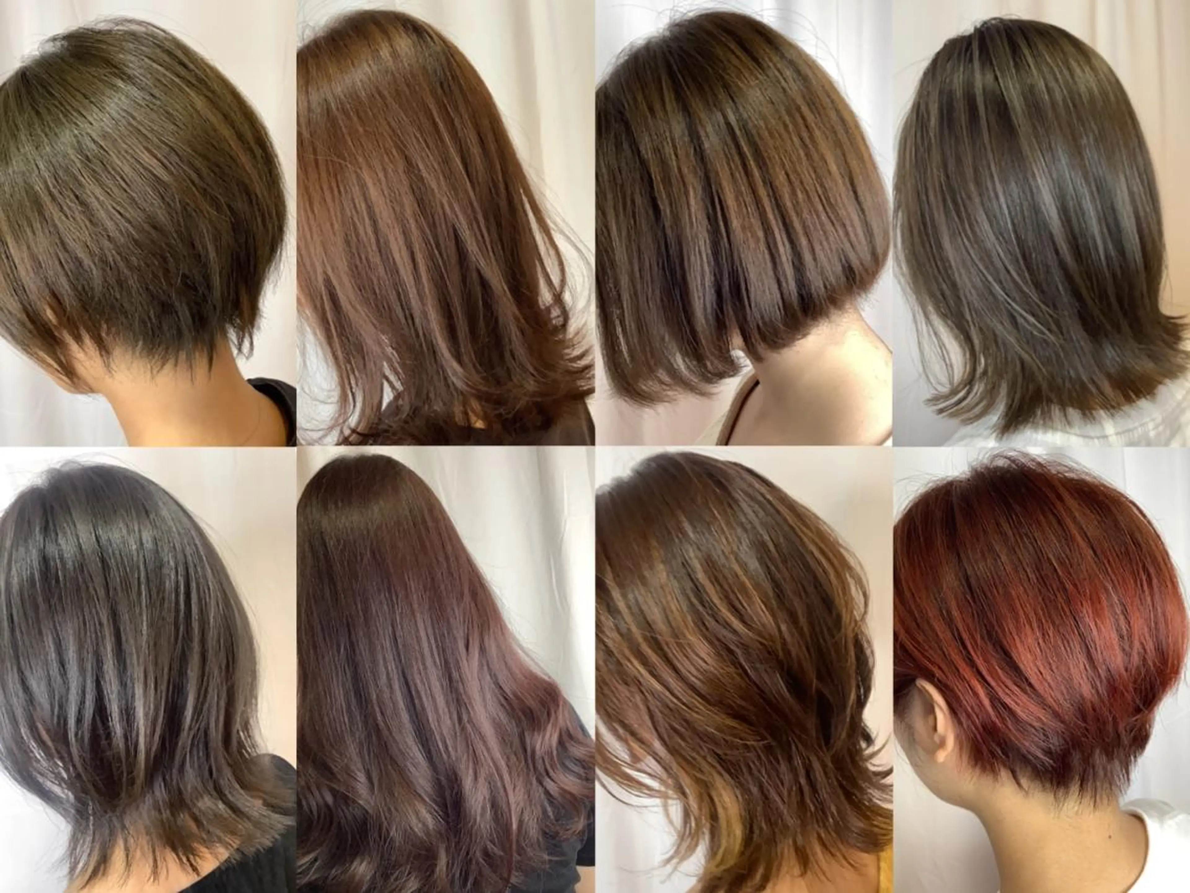 カラー ブリーチ グレージュ ブリーチなしカラー 稲田 全将のヘアスタイル