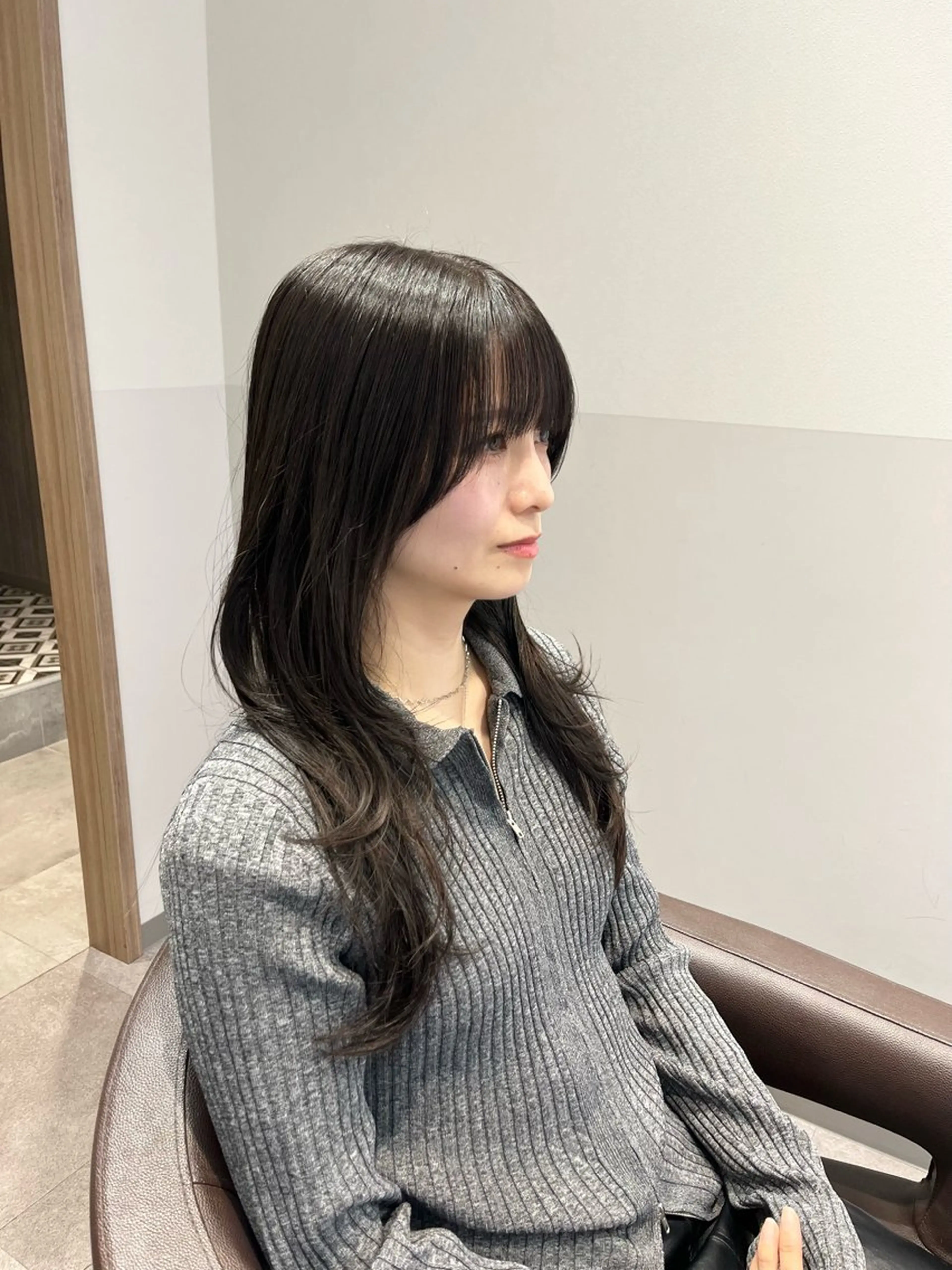 ロング レイヤーカット SALOWIN大宮crest所属・髪質改善　レイヤー カット　大宮　rioのヘアスタイル