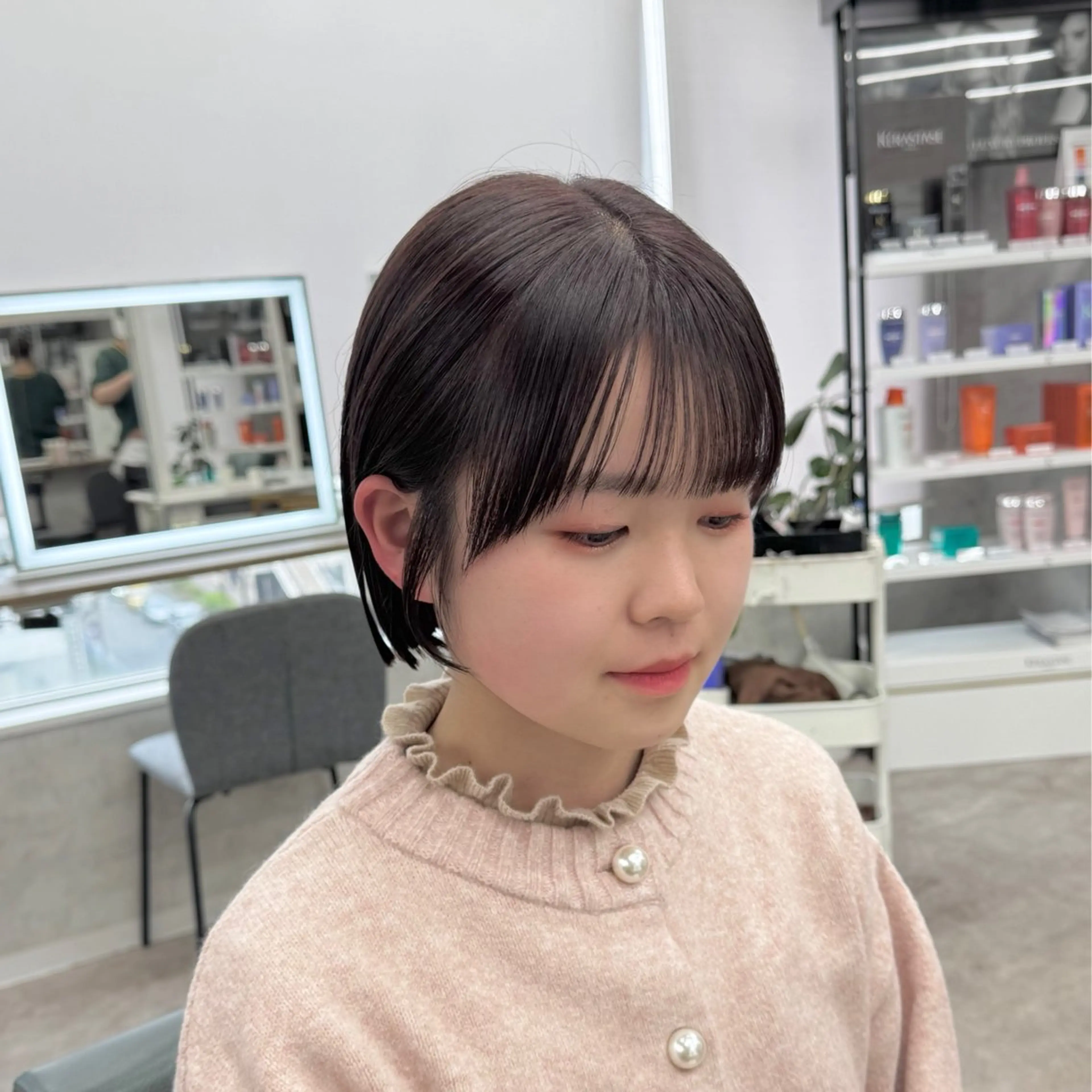 ショート カラー カット ヘアカラー JUNSHIN🦋 ヘアセット／カラーのヘアスタイル