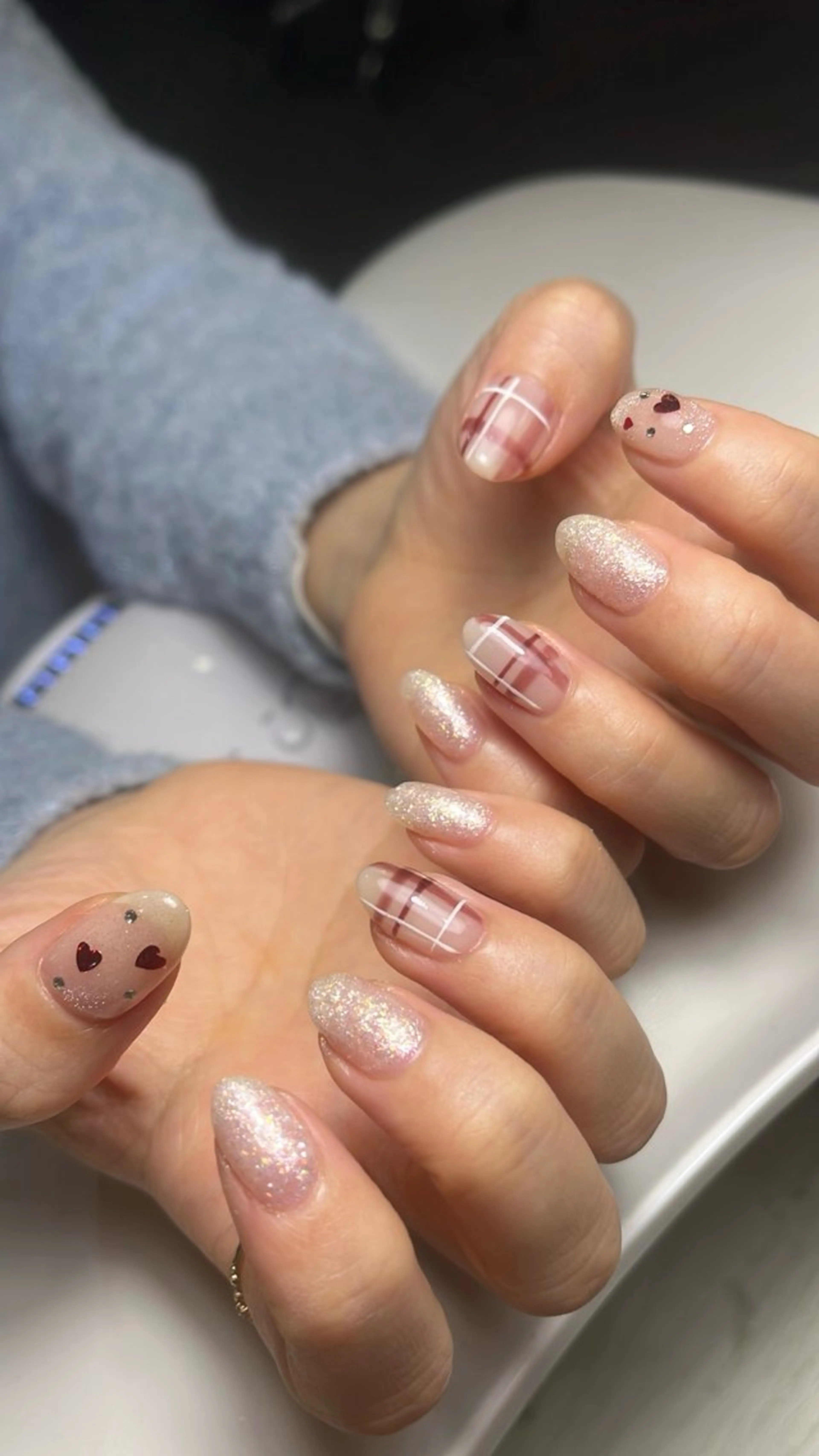 ネイル クリアネイル ジェルネイル 氷ネイル・うるうるネイル ニュアンスネイル シンプルネイル ハンドネイル SAKU  nail[サクネイル]所属・SAKU nail 作島茜のネイルデザイン