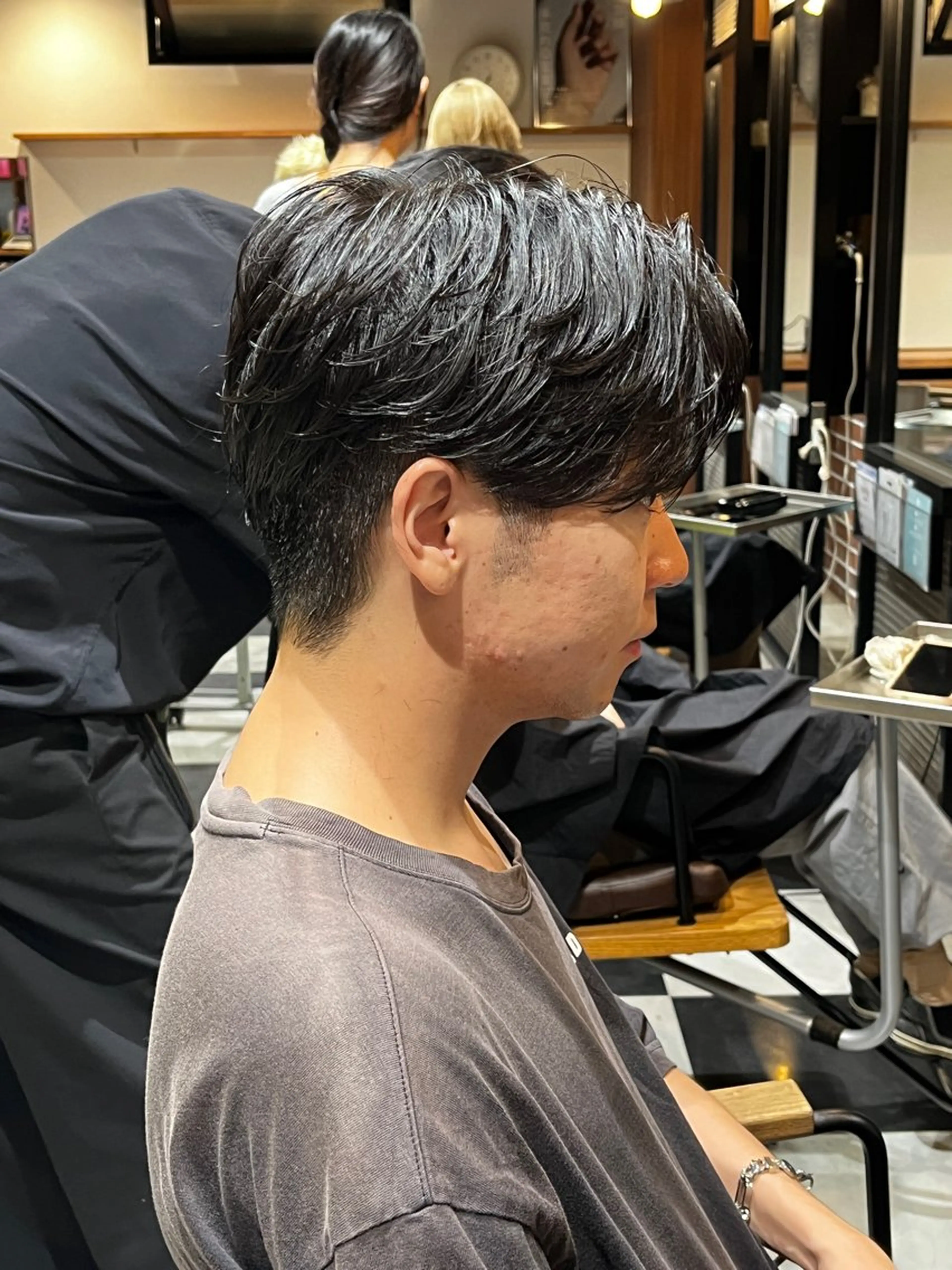 ショート パーマ メンズ カット パーマ 🎧メンズパーマ特化 /RUI🎧のヘアスタイル