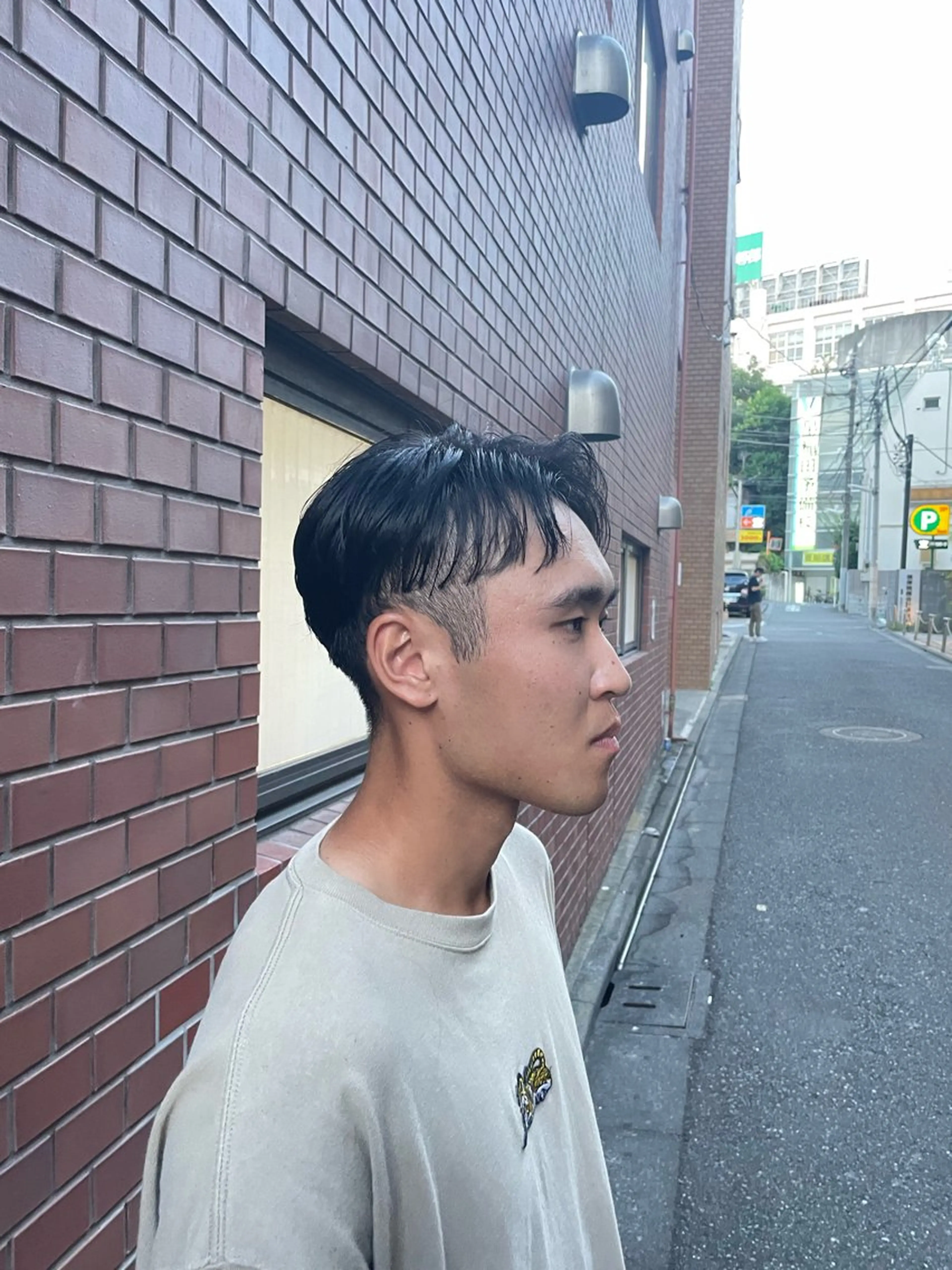メンズ KAZUKI新宿 カット　パーマのヘアスタイル