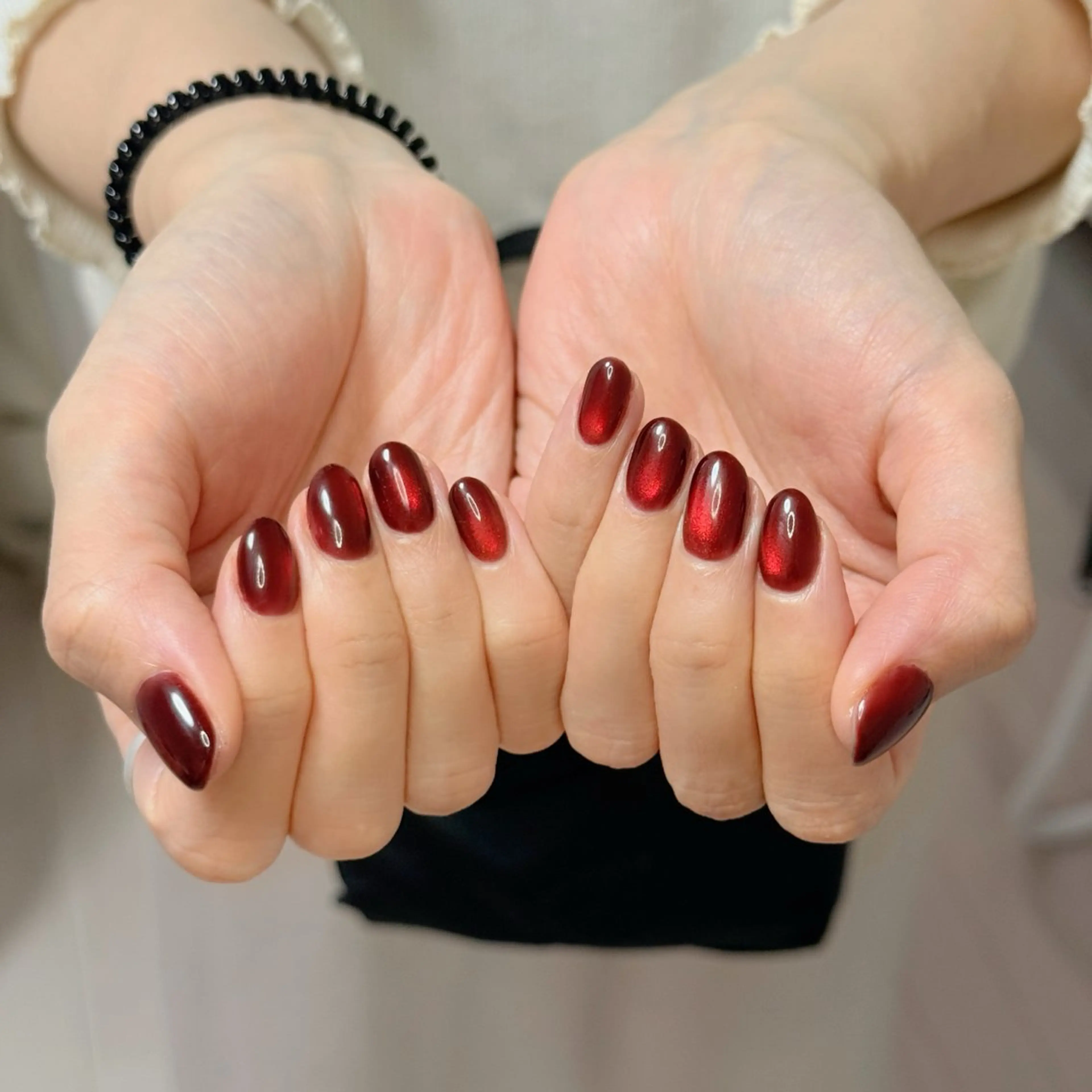 ネイル アートネイル オーロラネイル チークネイル フレンチネイル ガラスフレンチ 🎀🎀YooLi Nail Salonのネイルデザイン