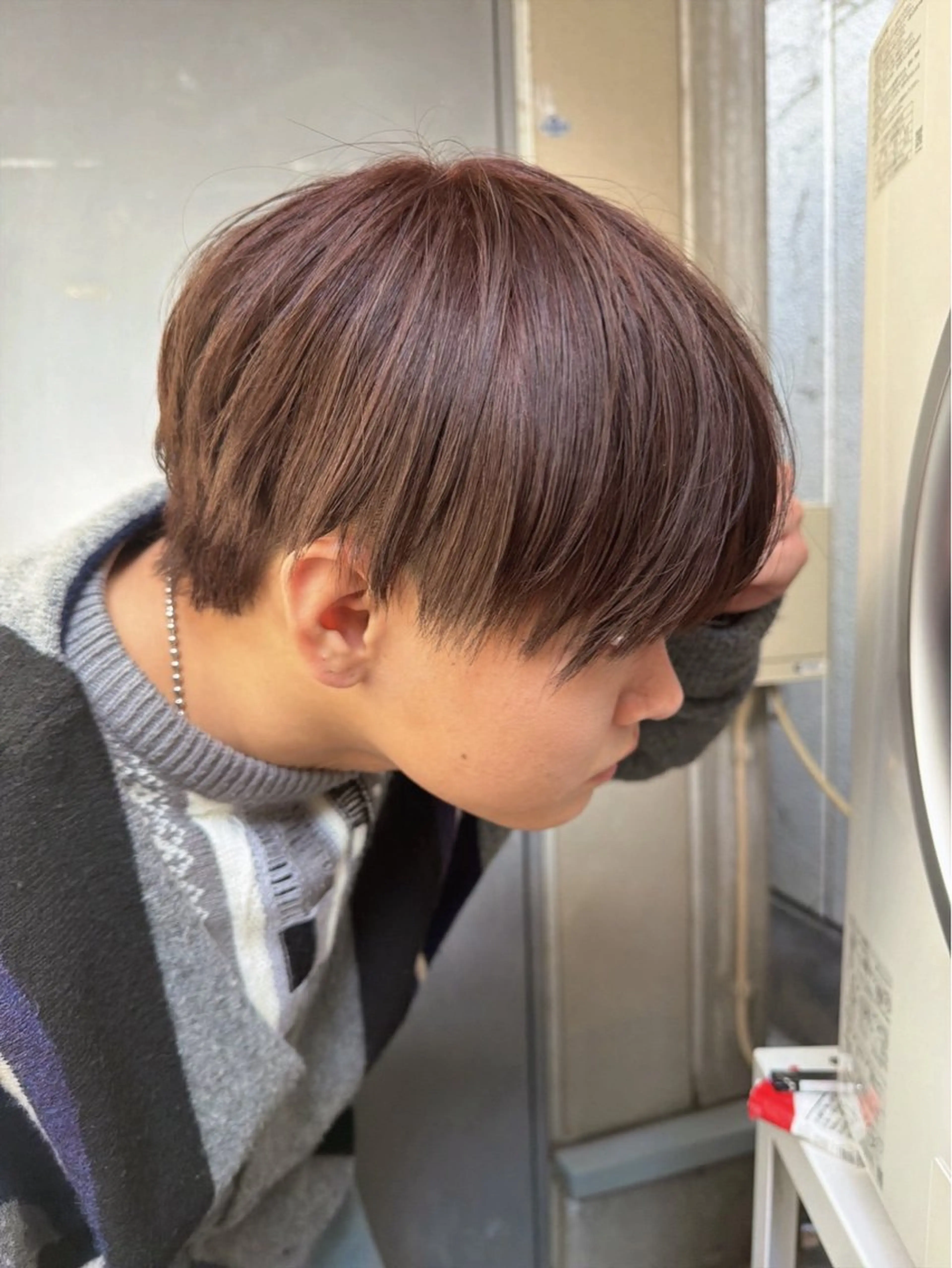 ショート カラー 縮毛矯正 丸山 比奈のヘアスタイル