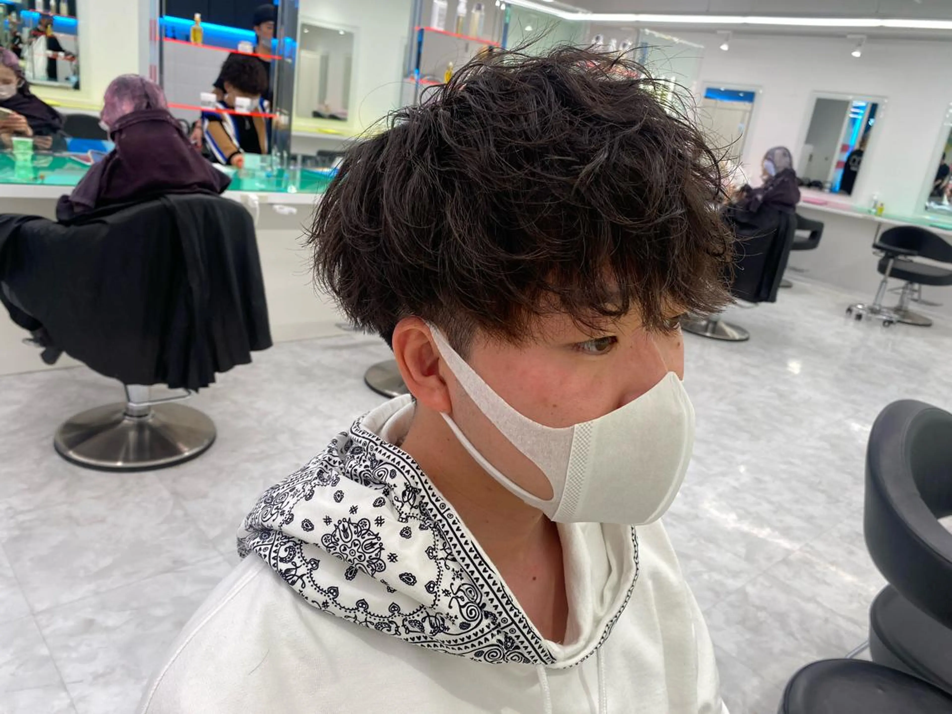 ショート カラー パーマ メンズ 【メンズサロン】 BLUCK 横浜のヘアスタイル