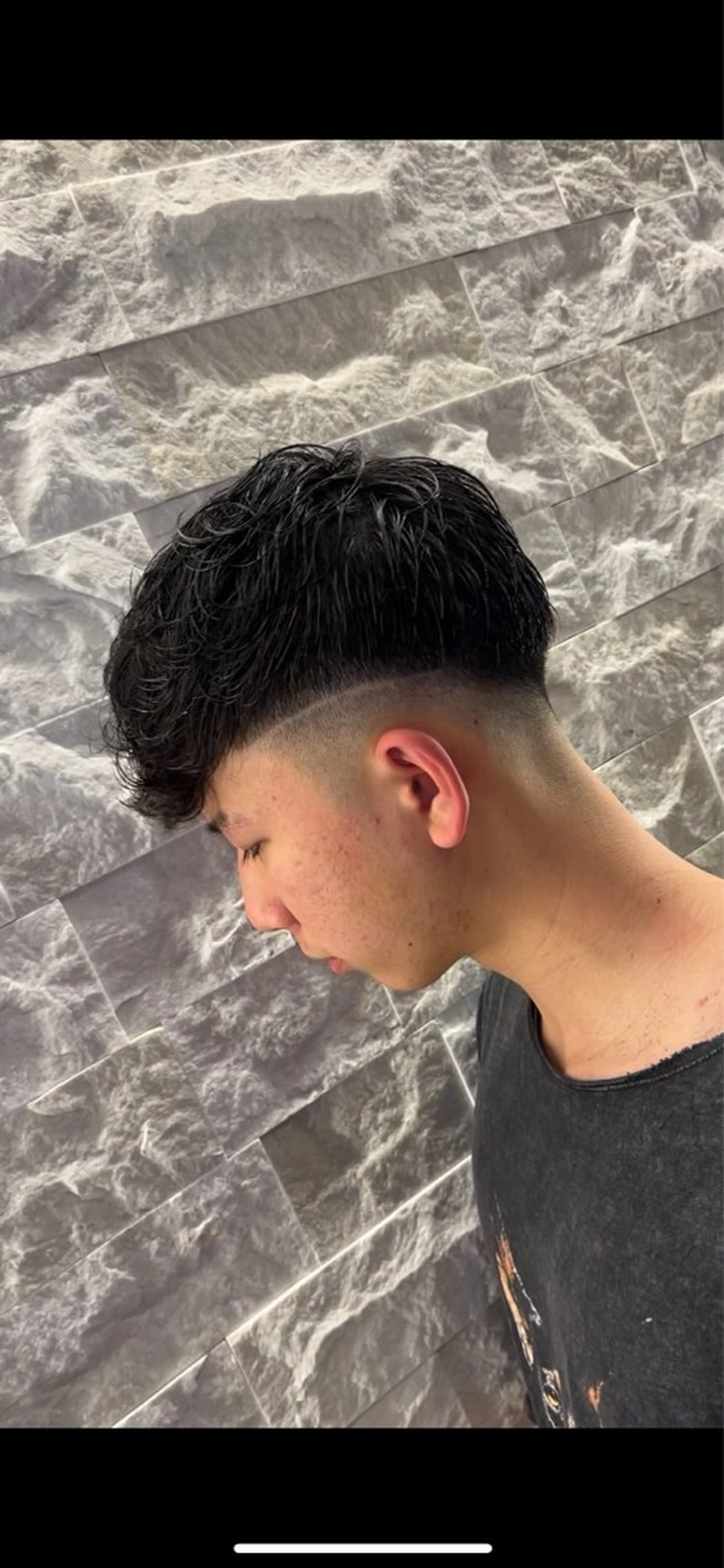 ショート メンズ フェードカット Smail Hair 大森店所属・安立 玲於のヘアスタイル