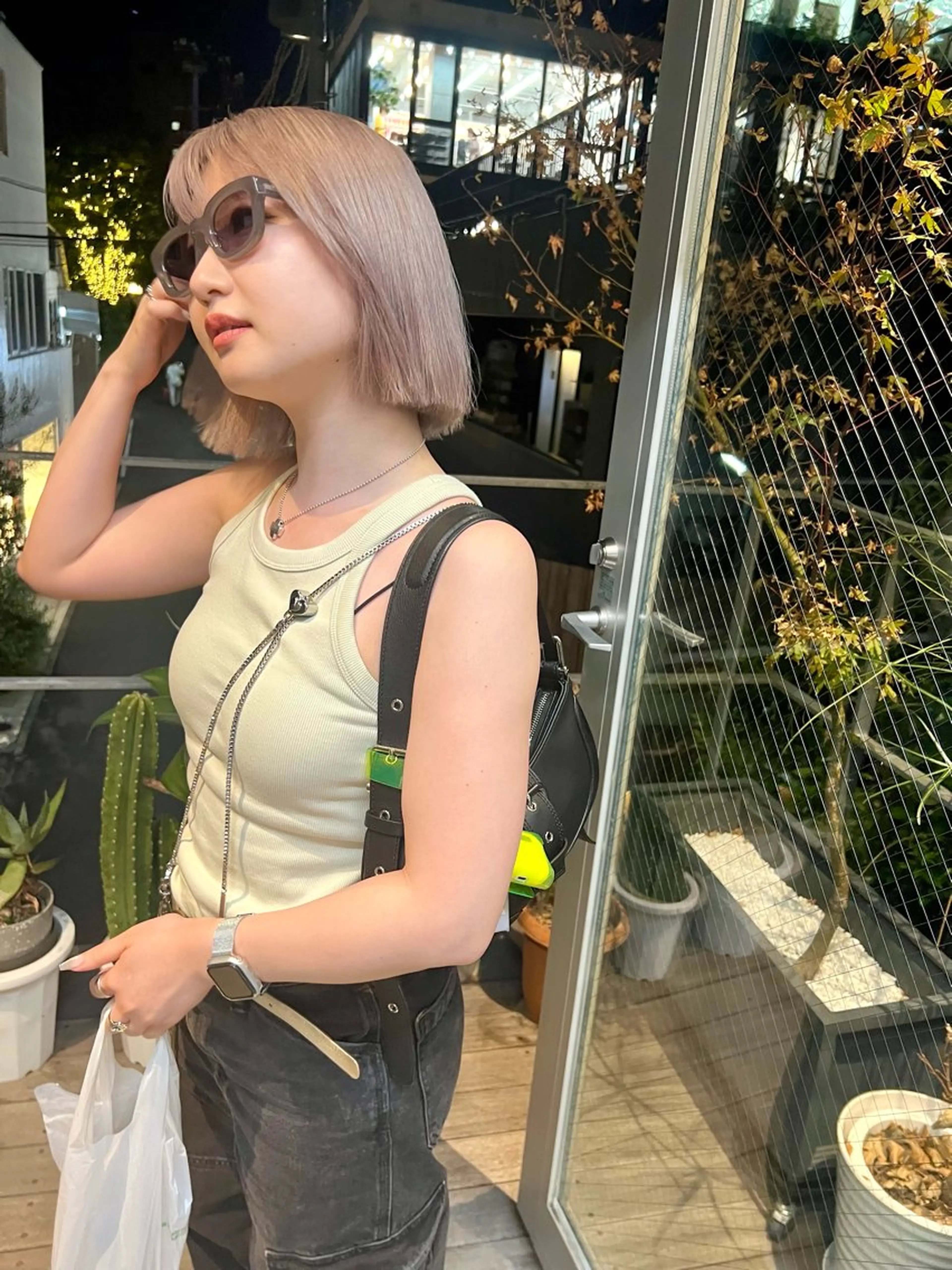 ショート カラー ボブ カット ヘアカラー トリートメント sakoda shunkiのヘアスタイル