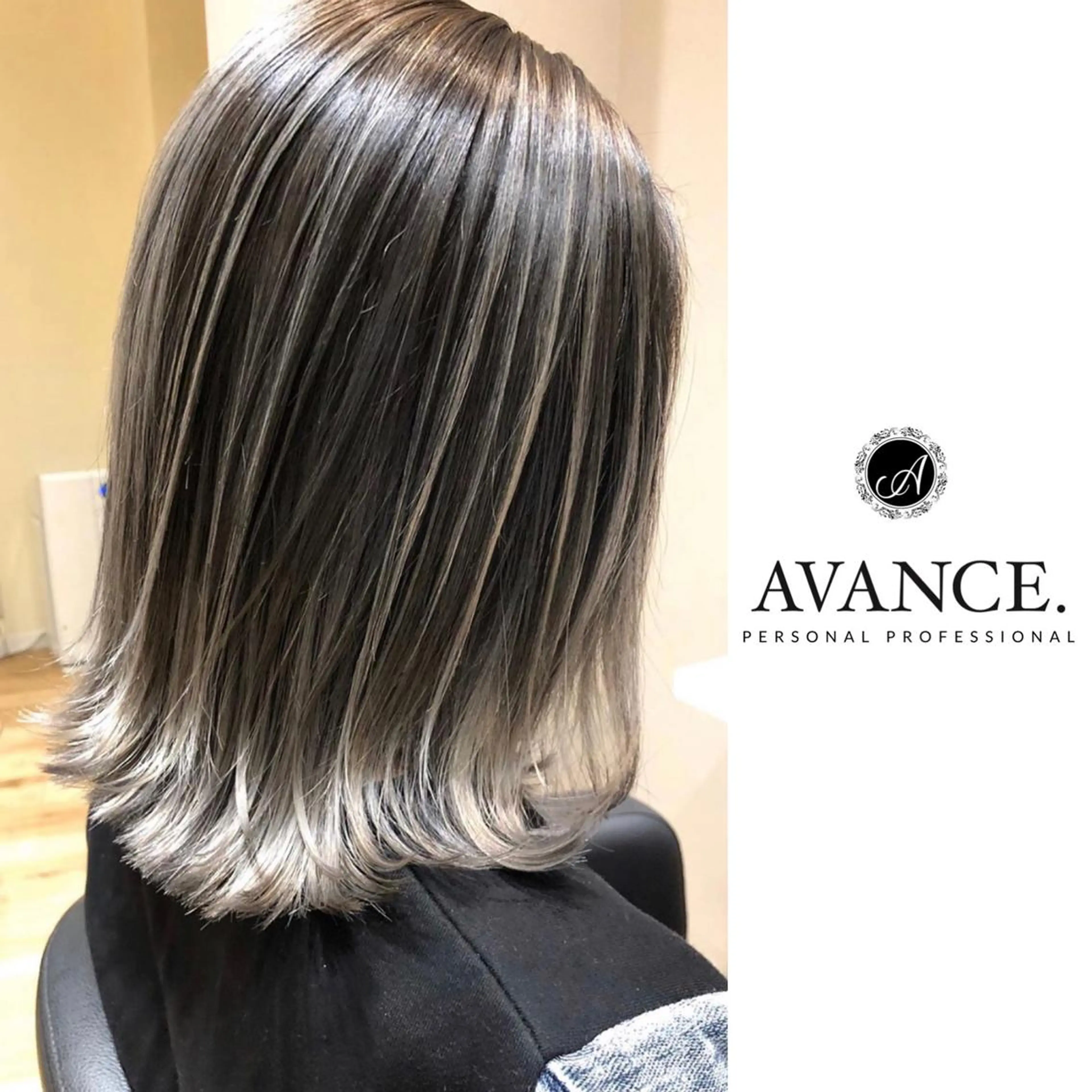 ミディアム レイヤーカット _WHITE京橋店所属・【White京橋】 岸　拓斗のヘアスタイル