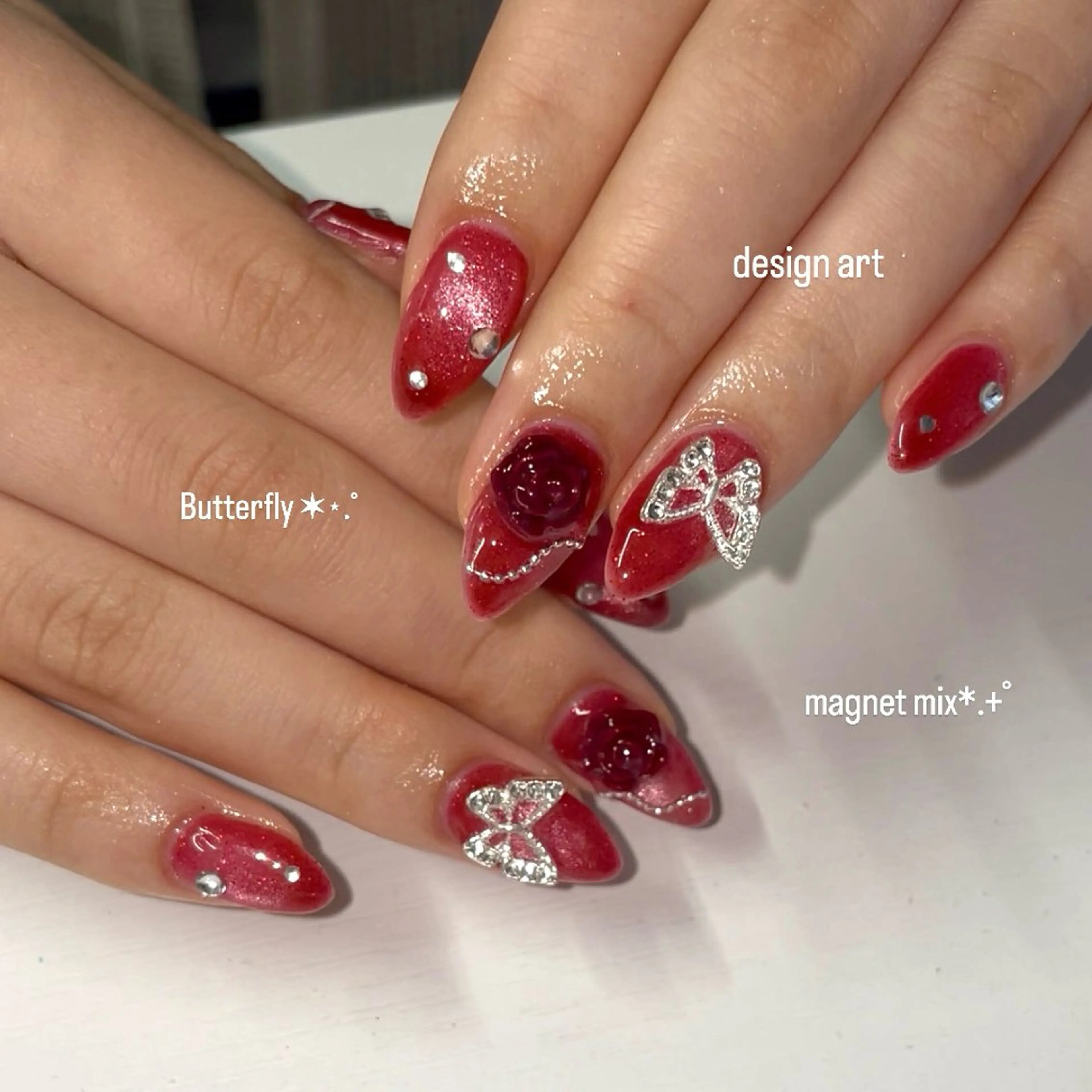 ネイル マグネットネイル SEIRA ᯓ★mavieのネイルデザイン